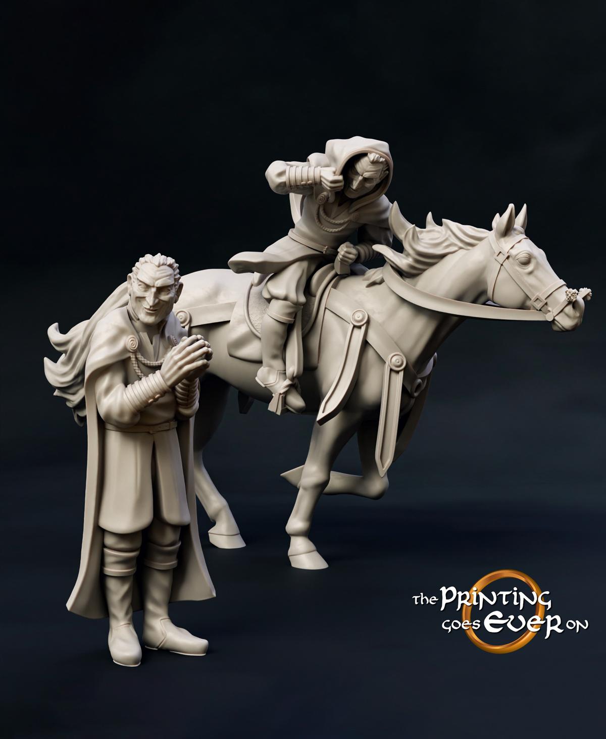 Grimhelm - On Foot and Mounted 3d model