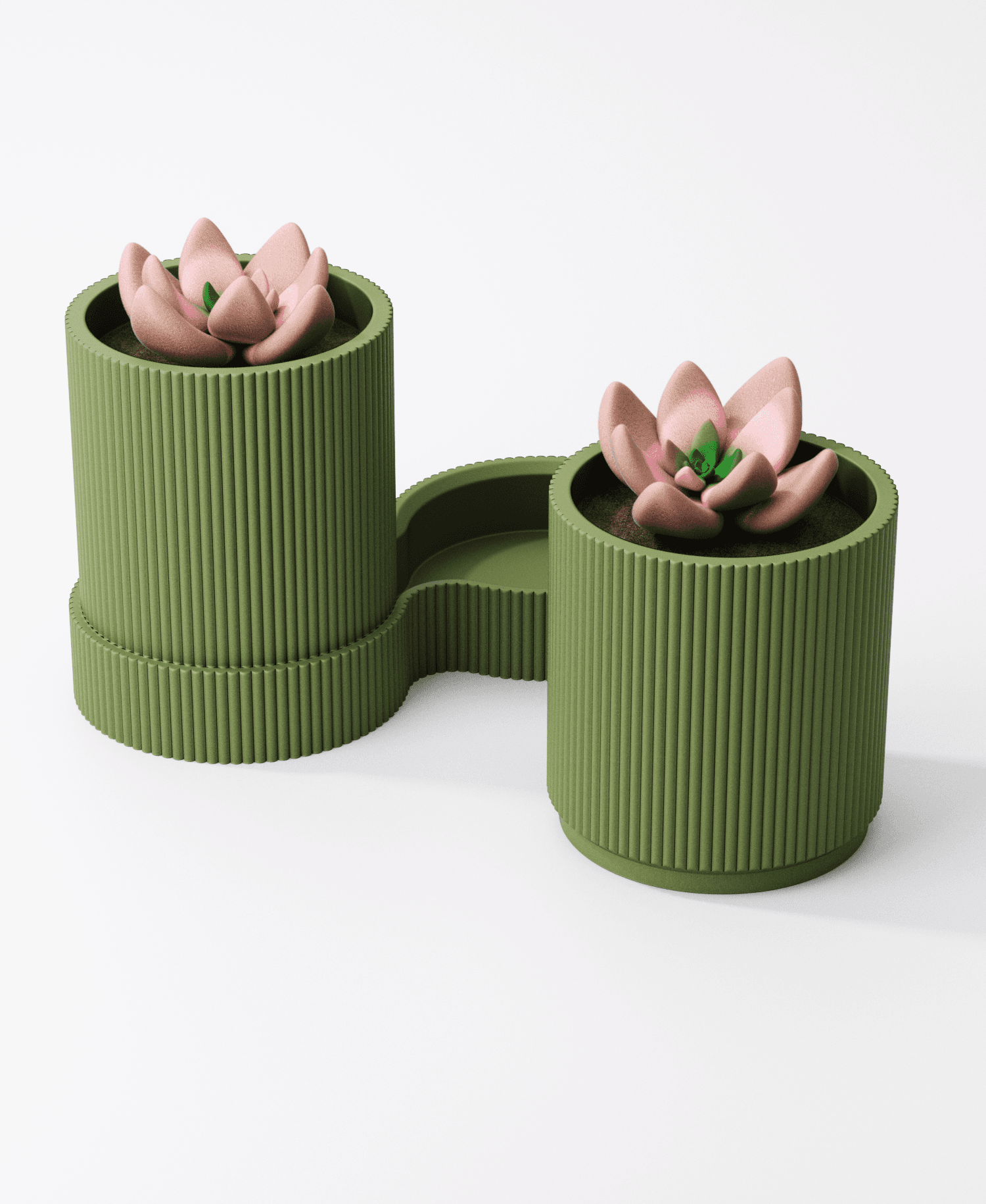 Duo Planter 3d model