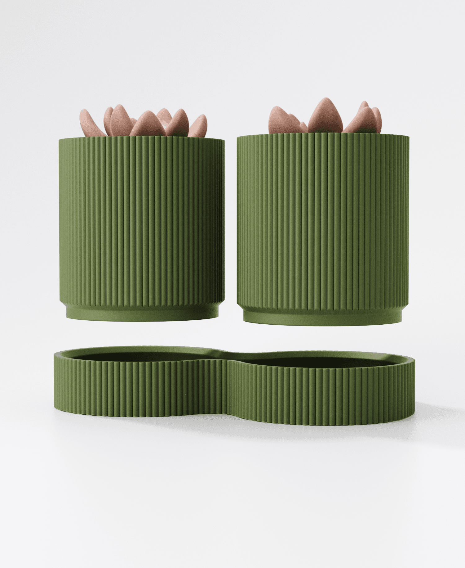 Duo Planter 3d model