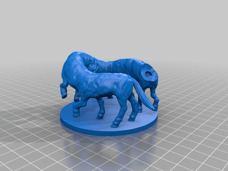 Mutated Horse 3d model
