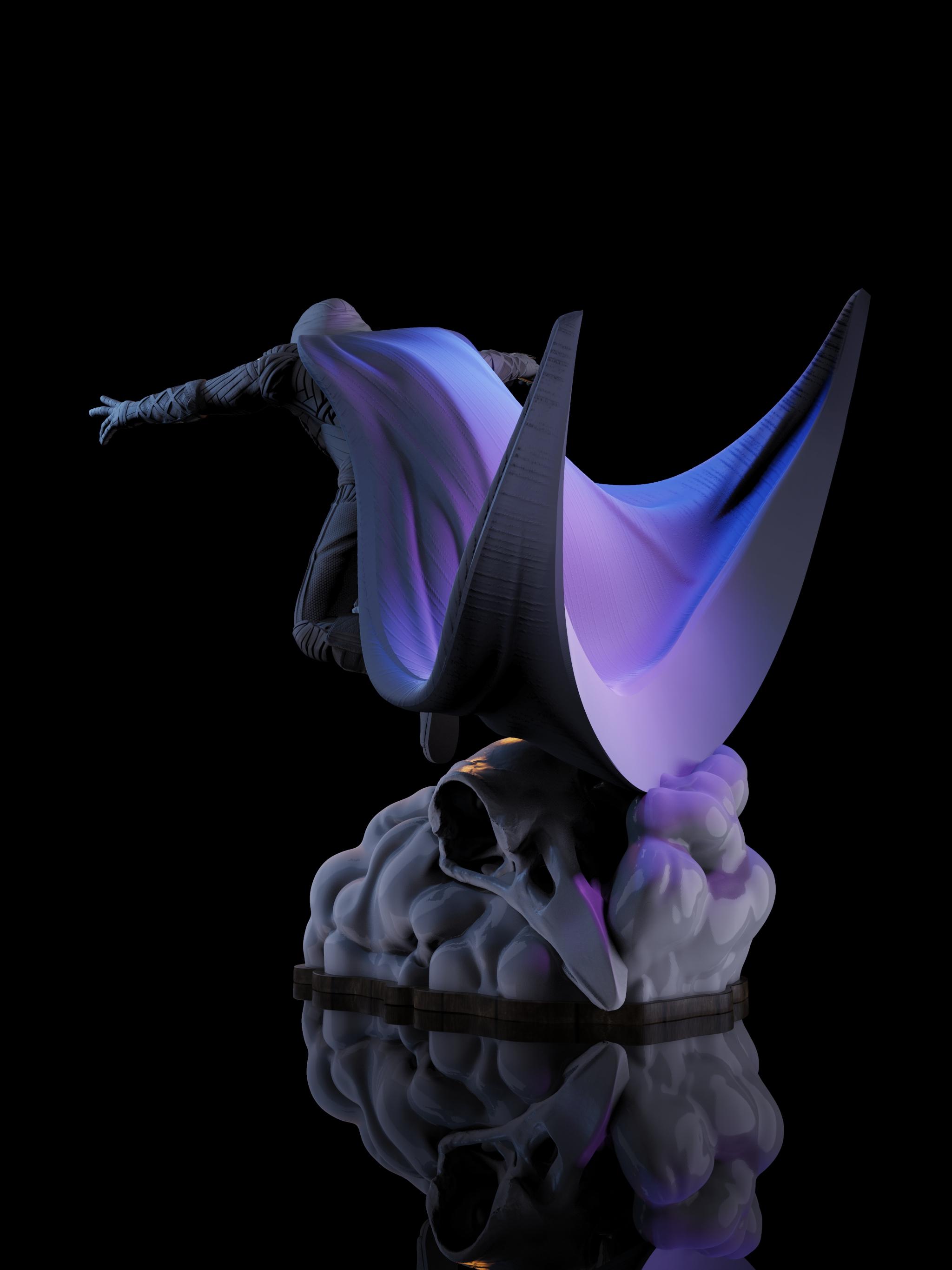 Moon Knight Statue 3d model
