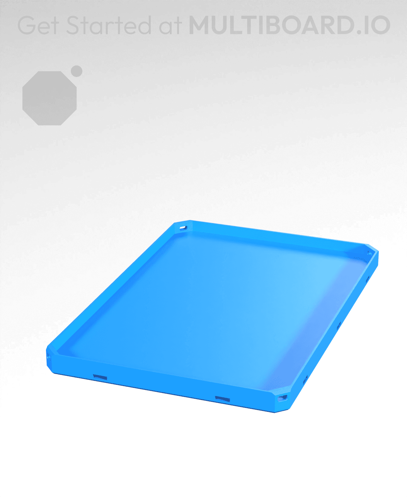 2x3 - Horizontal Bin Tray 3d model