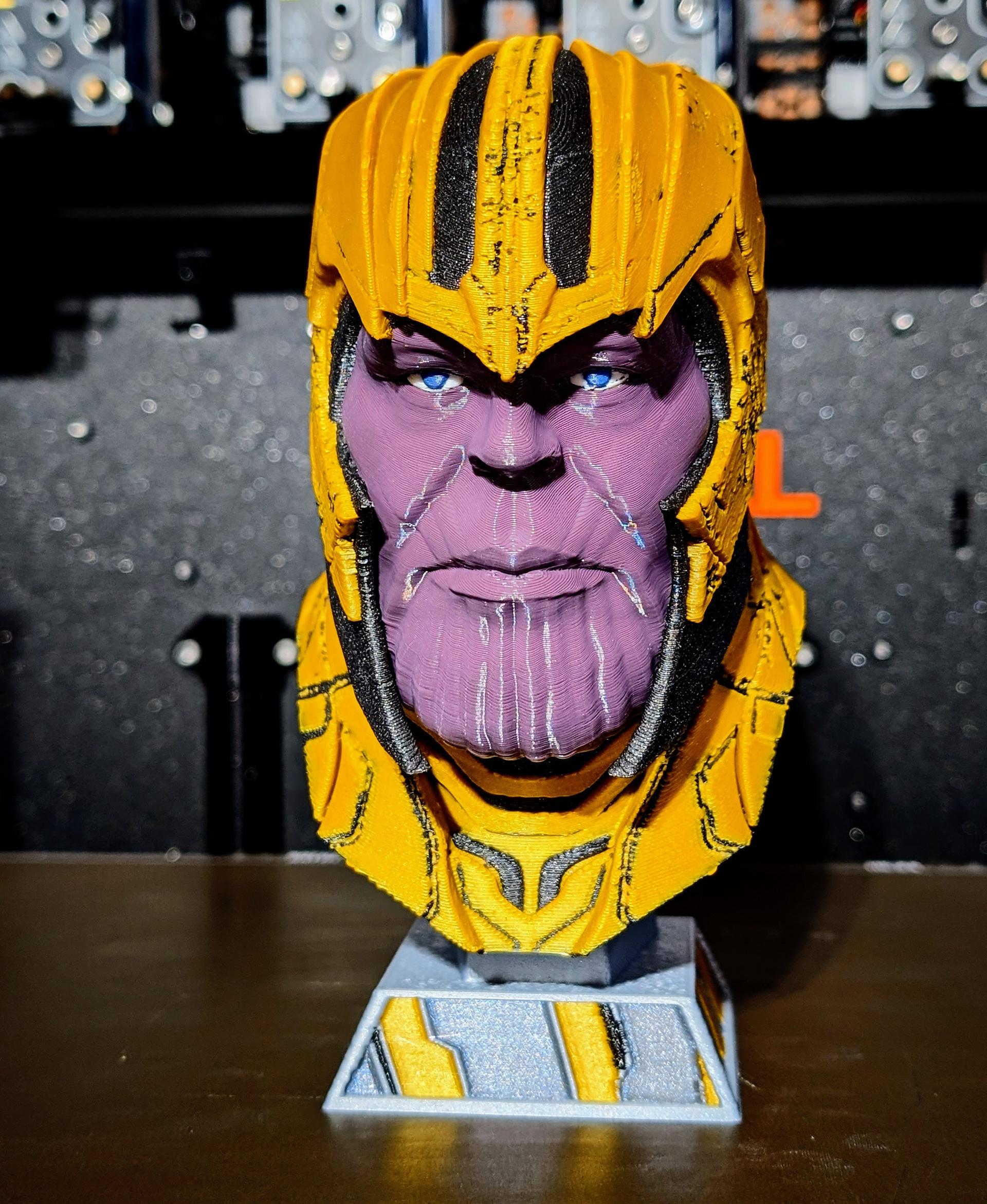 Thanos Head (Pre-Supported) 3d model