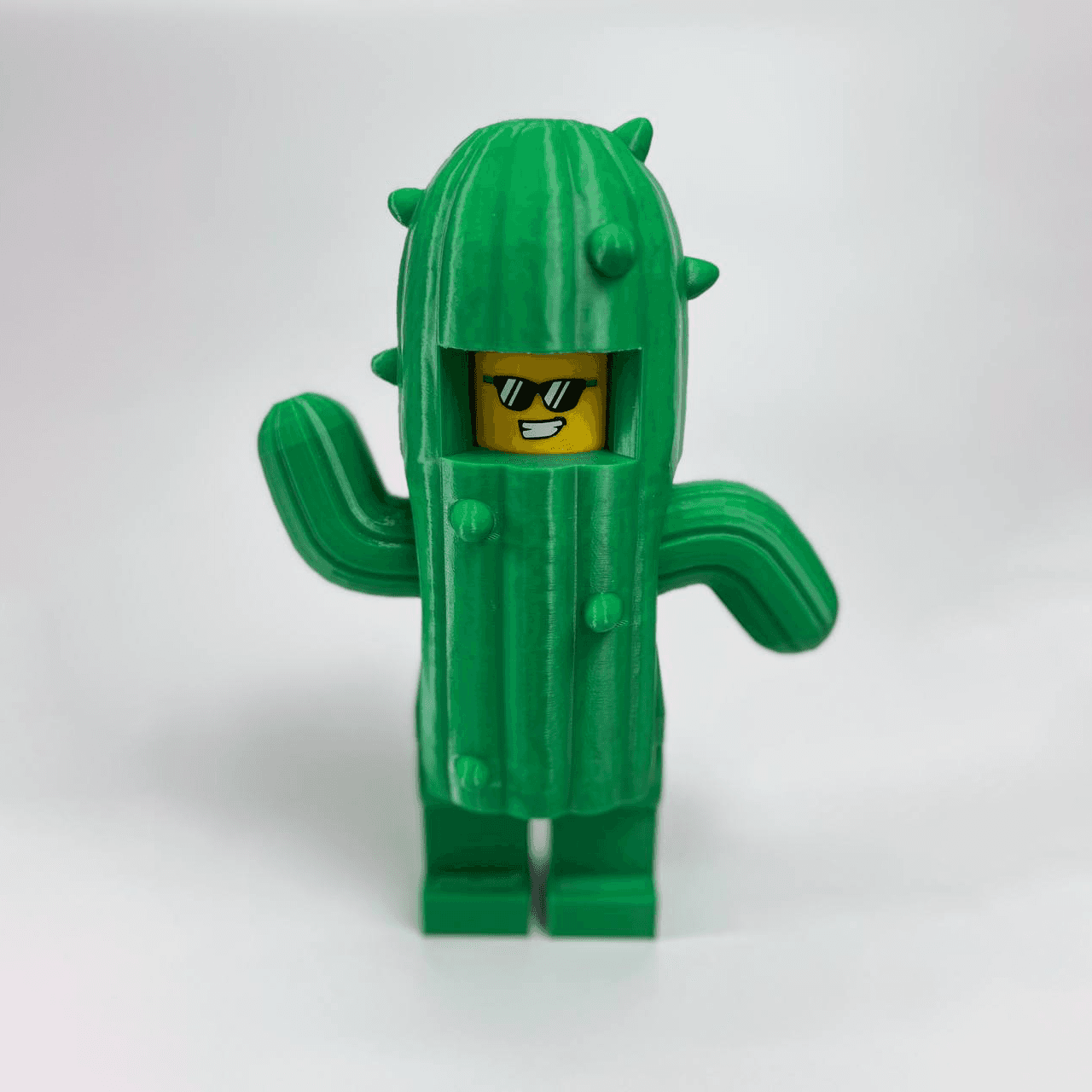 CACTUS GUY Costume for Generic Figure (6:1 LEGO) 3d model
