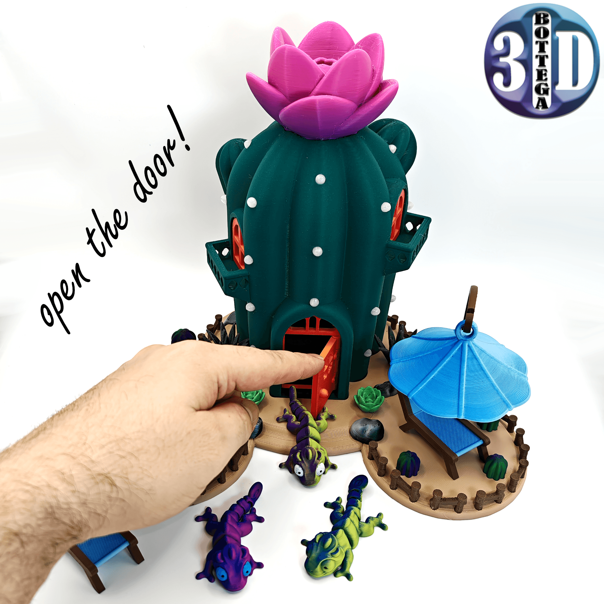 Succulent Fairy Mansion 3d model
