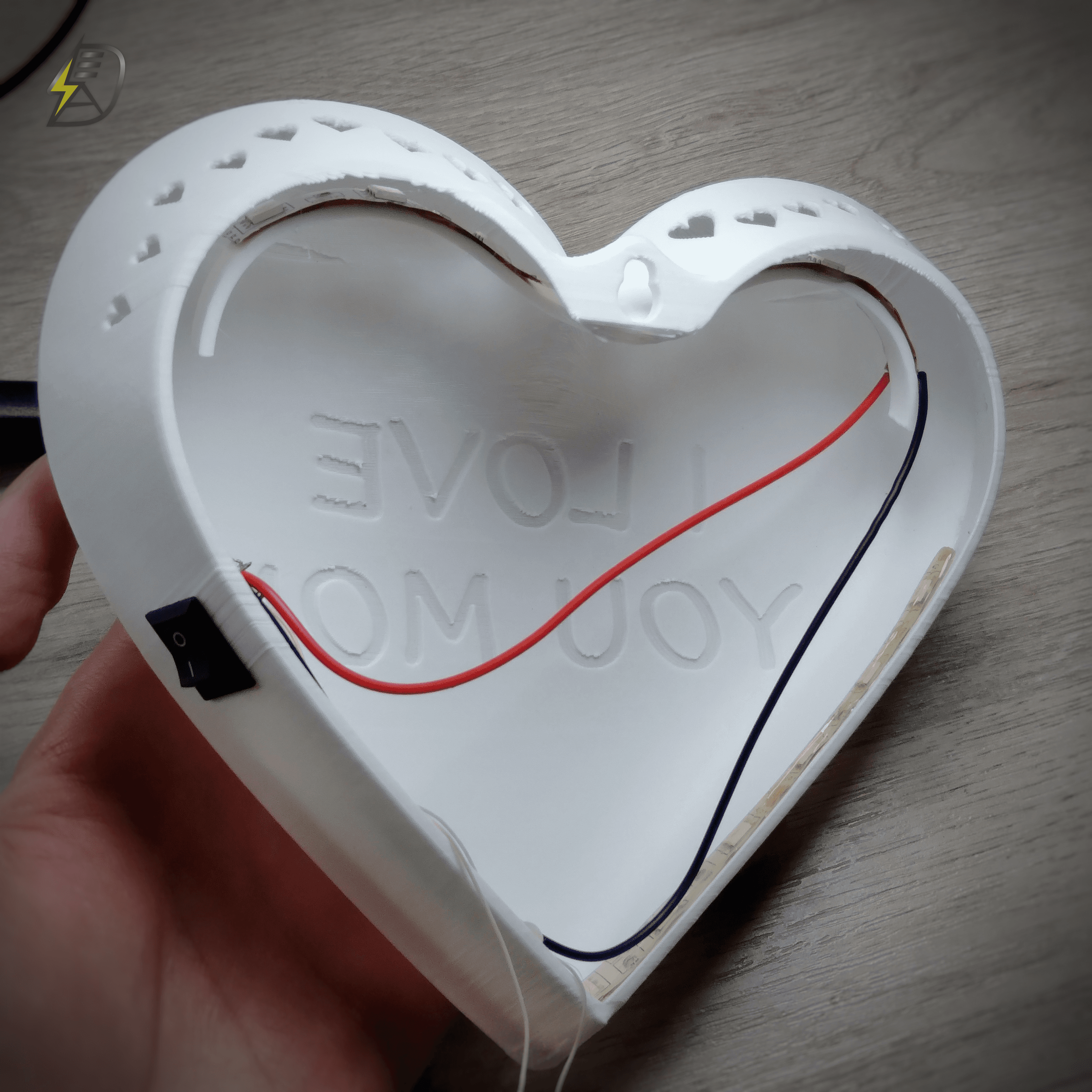 Heart Lamp 3d model