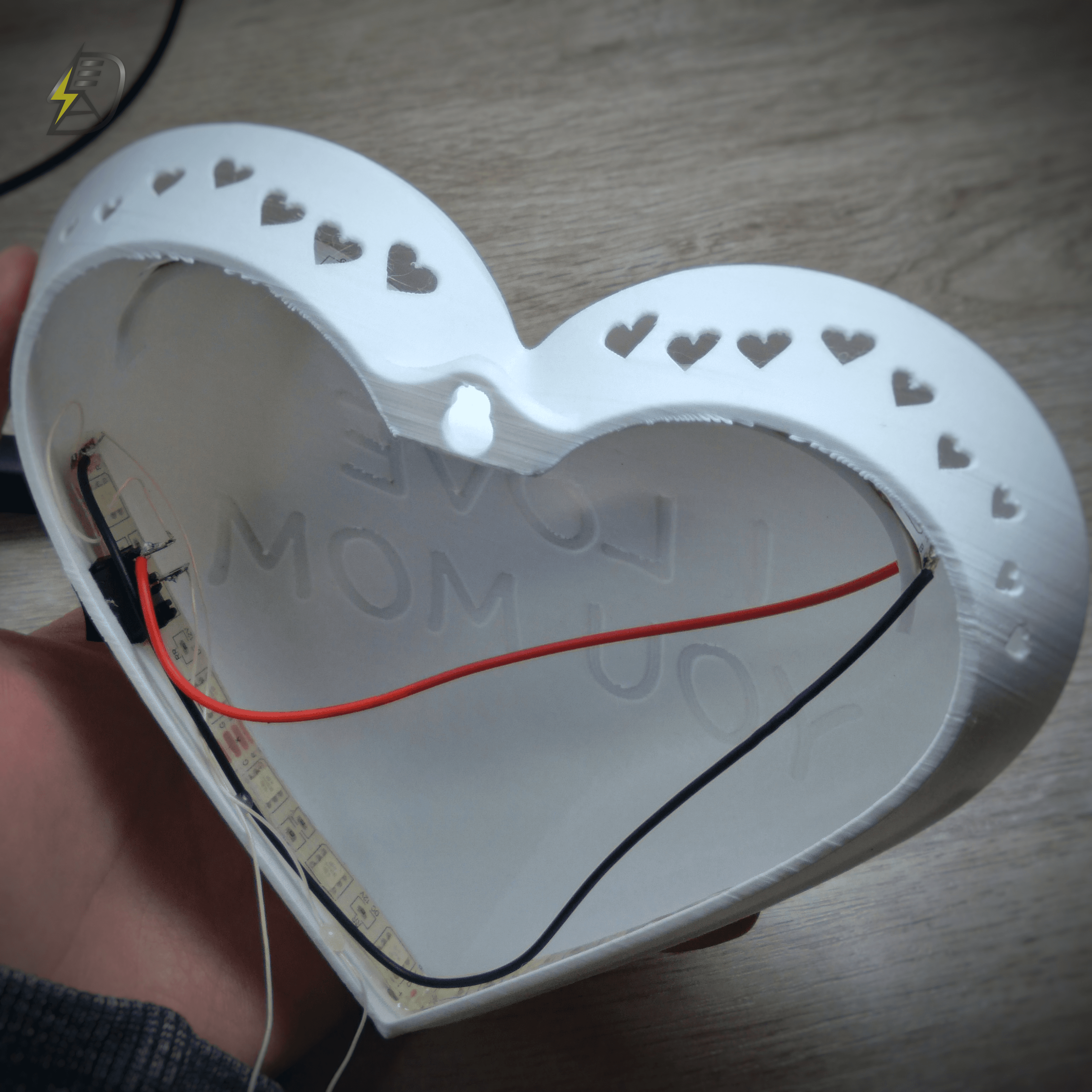 Heart Lamp 3d model