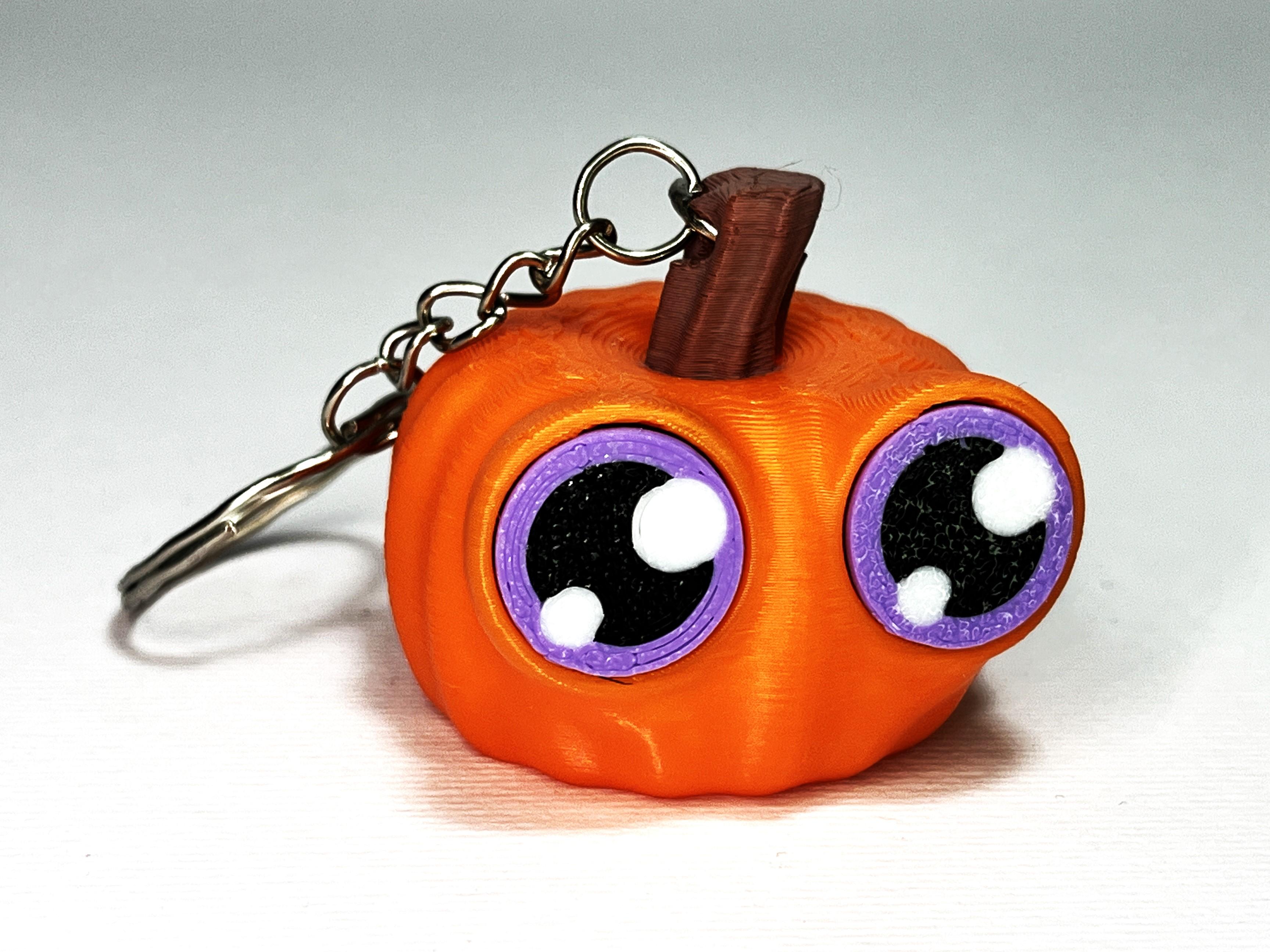 Kawa-eyes Pumpkin 🎃 Keychain & Fidget! 3d model