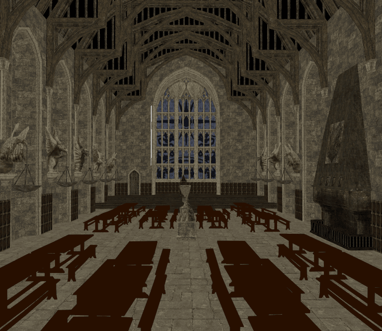 Hogwart's Great Hall  3d model