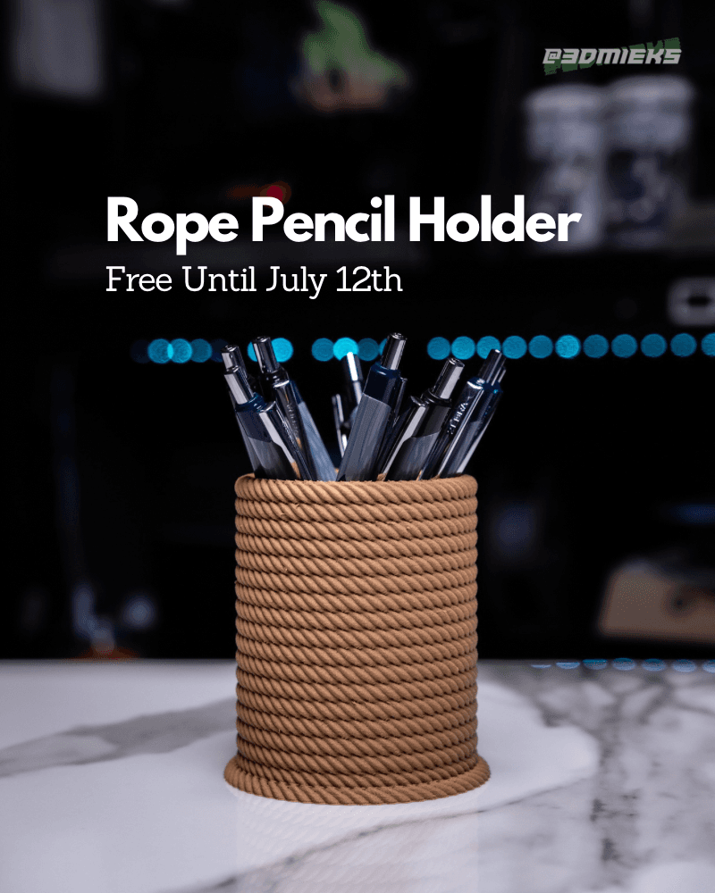 Rope Series | Pencil Holder Cup 3d model