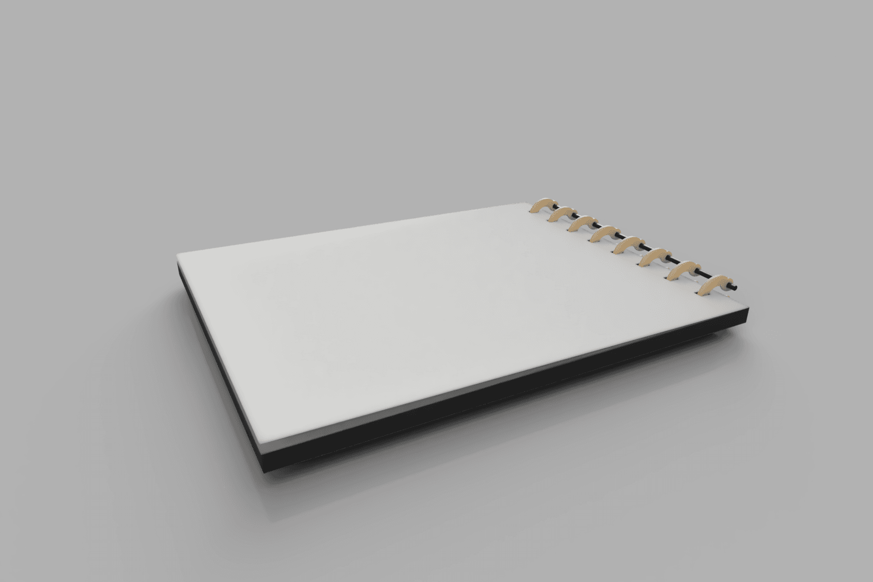 NOTEBOOK ( FULLY 3D PRINTABLE) - SCUBA DIVING EDITION 3d model