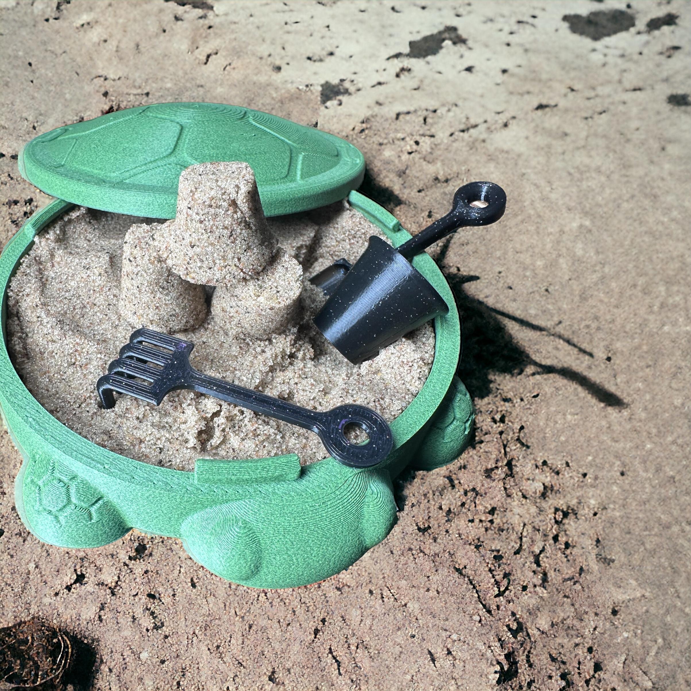 Little Tikes, Portable, Sandbox, Nostalgic, Sandbox with locking lid 3d model