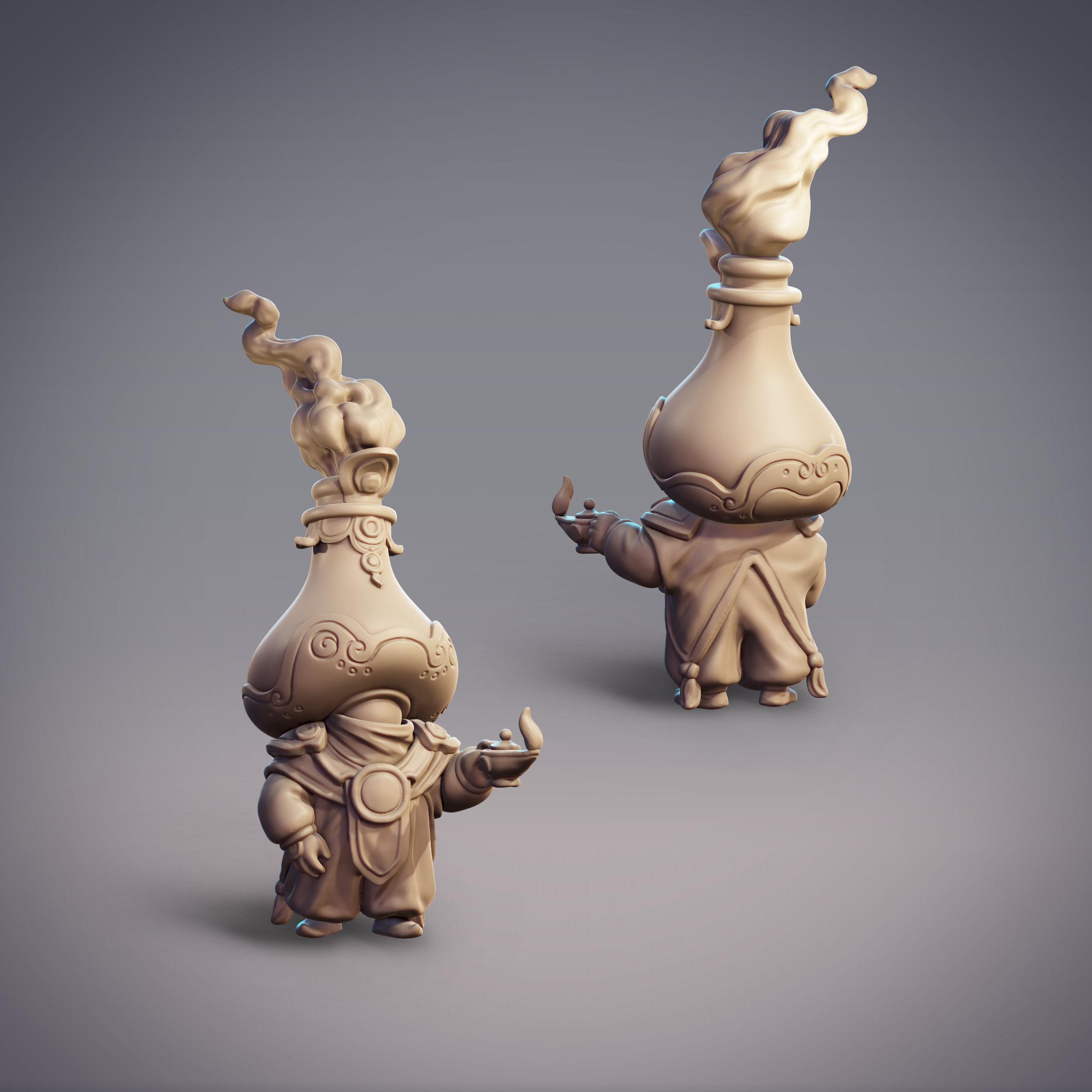 Flame Apprentice - Lamplighter Shagerd (Pre-supported) 3d model