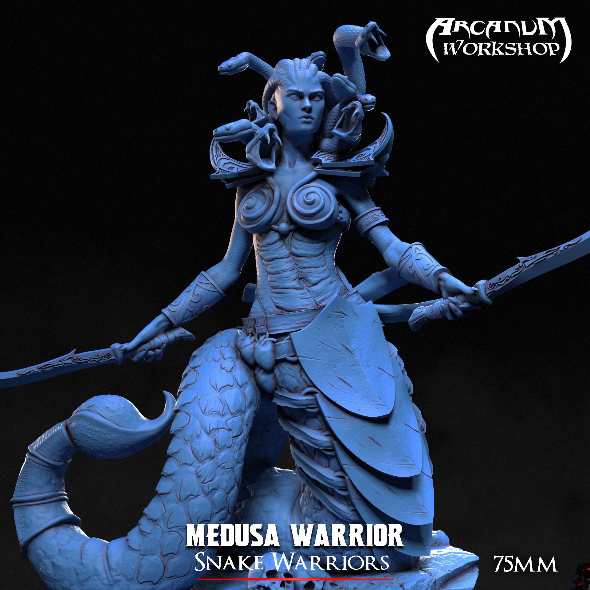 Medusa Warrior 3d model