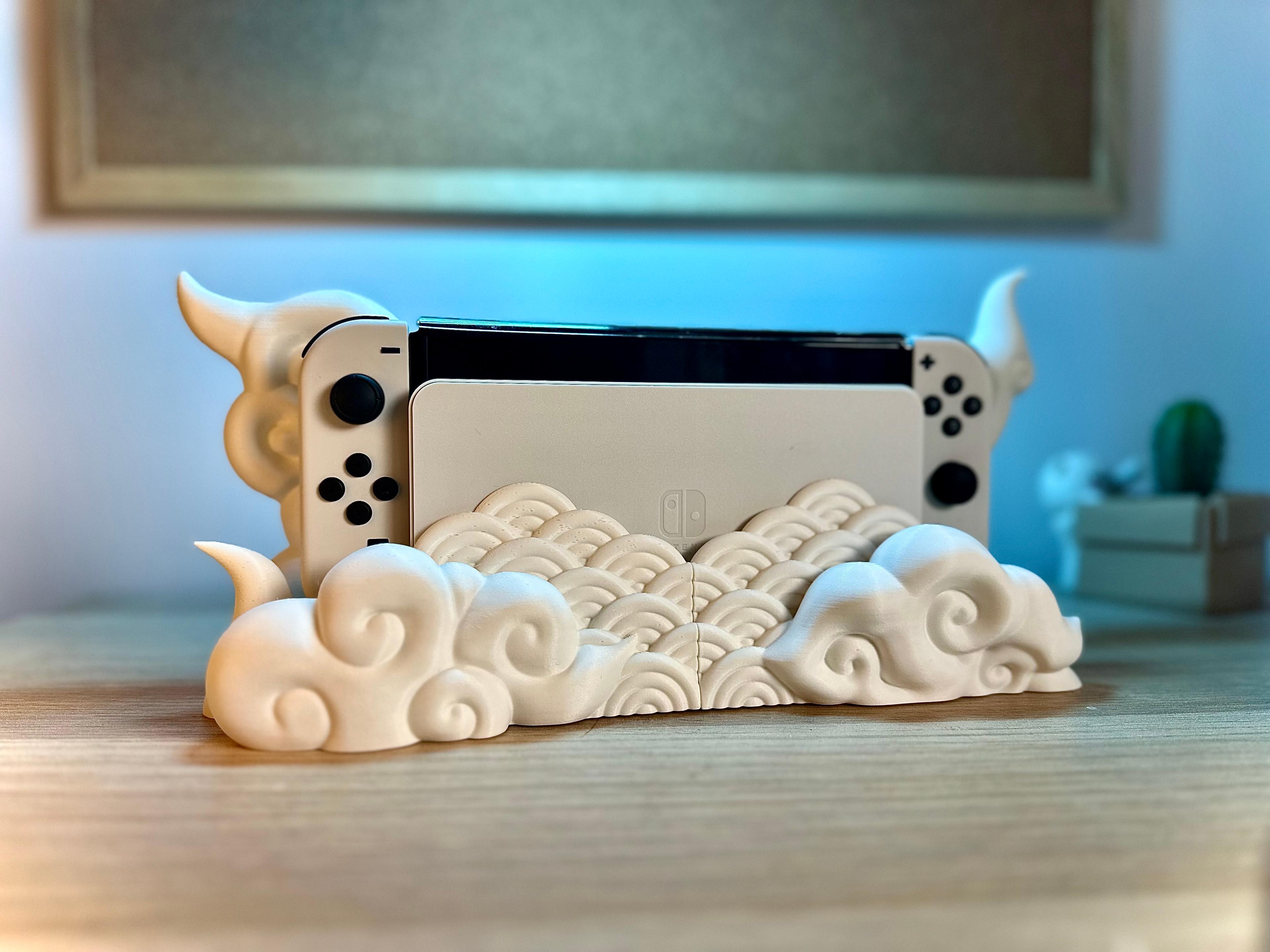 3D file Nintendo Switch Crystal Dock - Classic and OLED version 🔮・3D print  model to download・Cults