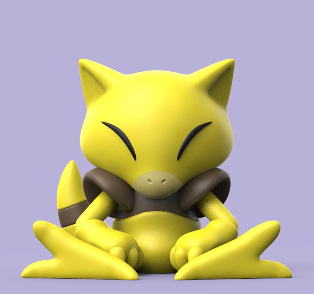 Abra (Easy Print No Supports) 3d model