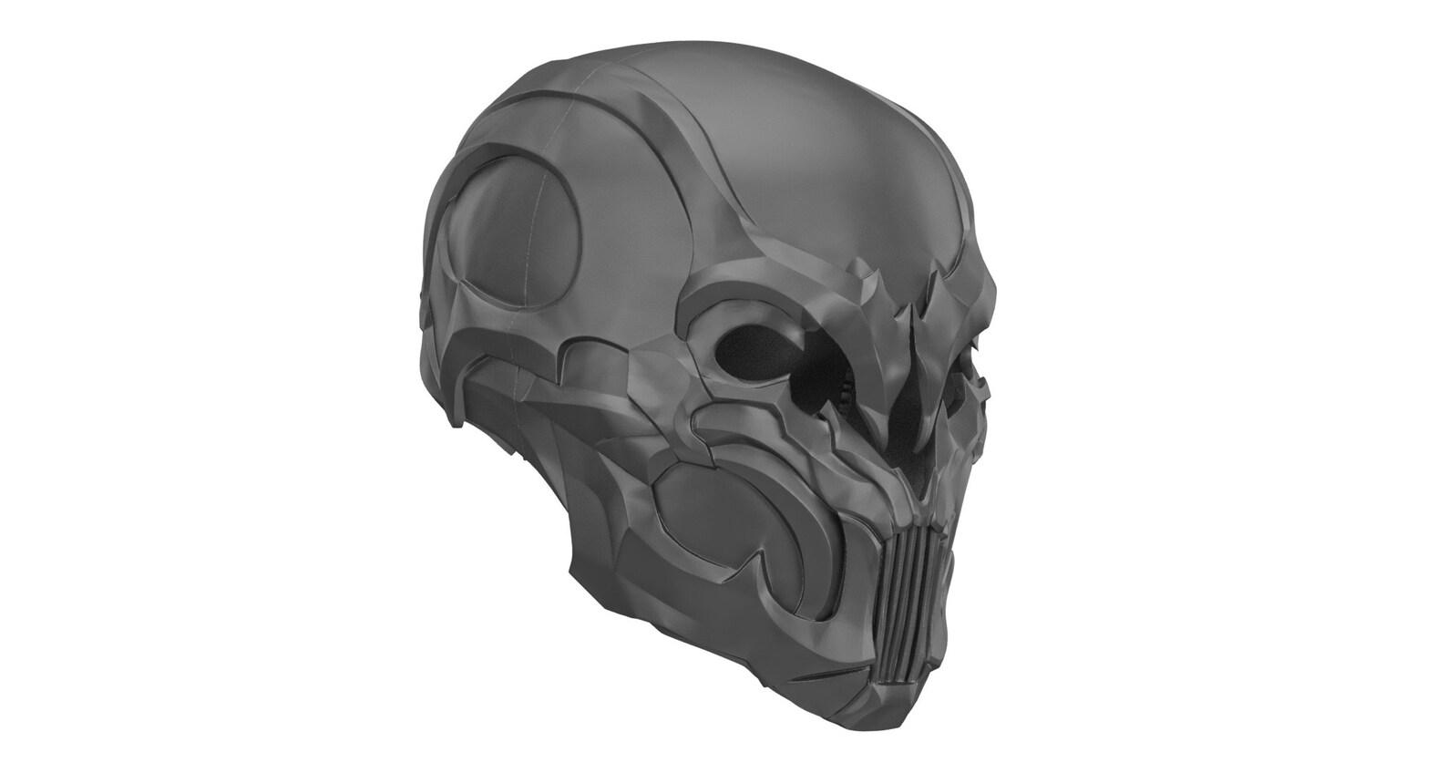 Noob Saibot halloween death helmet mask 3d model