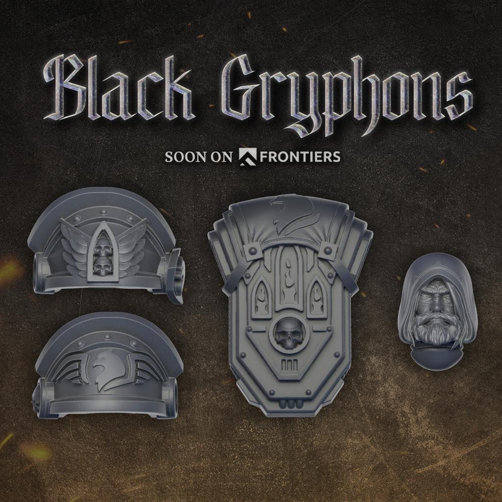 Black Gryphons Promo Bits Set 3d model