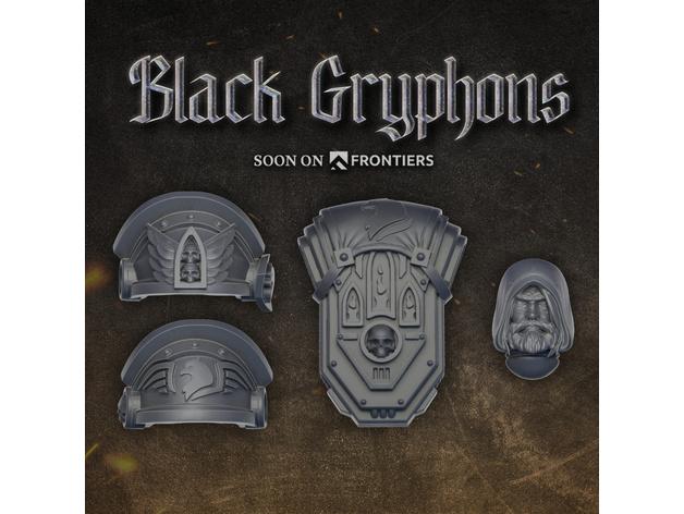 Black Gryphons Promo Bits Set 3d model