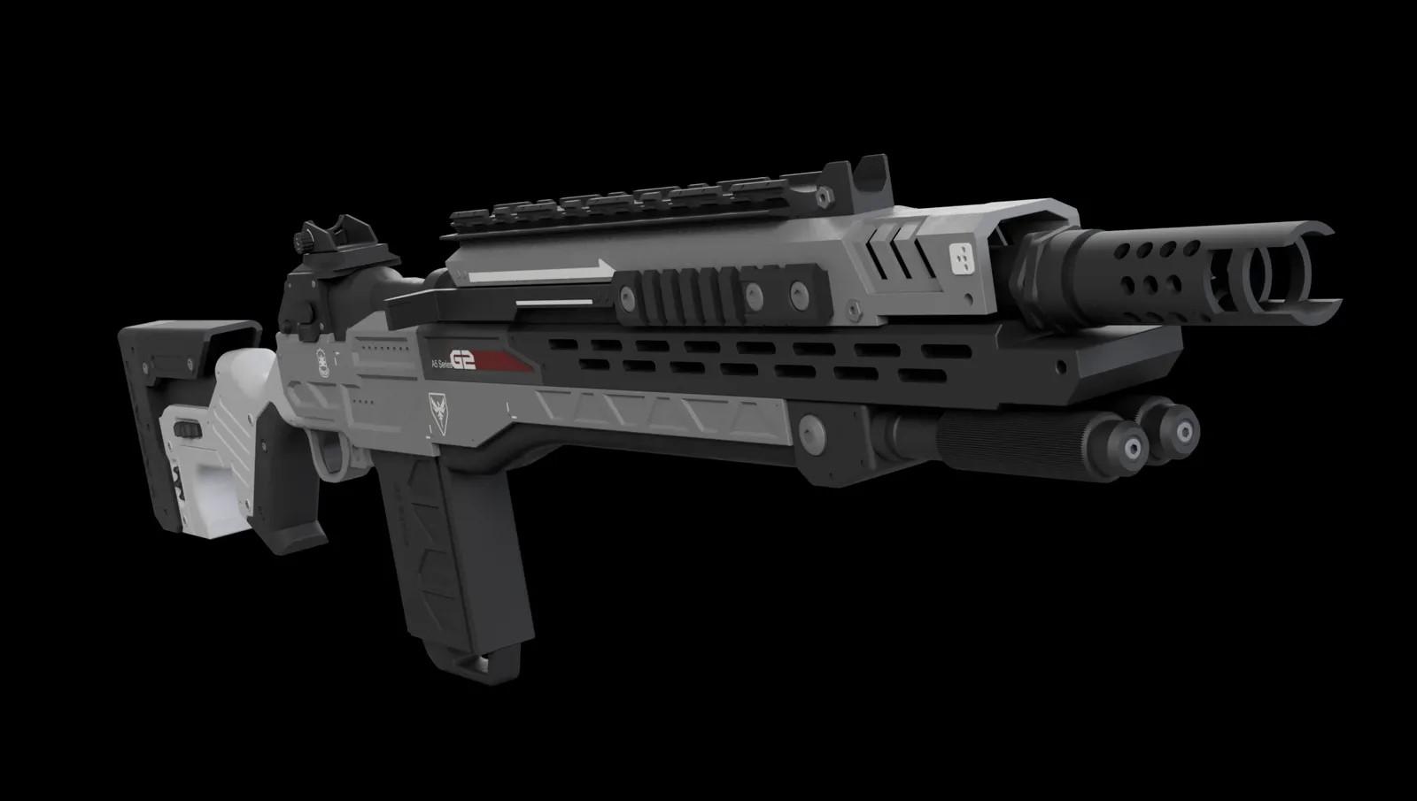 TITANFALL 2 G2A5 Rifle 3d model