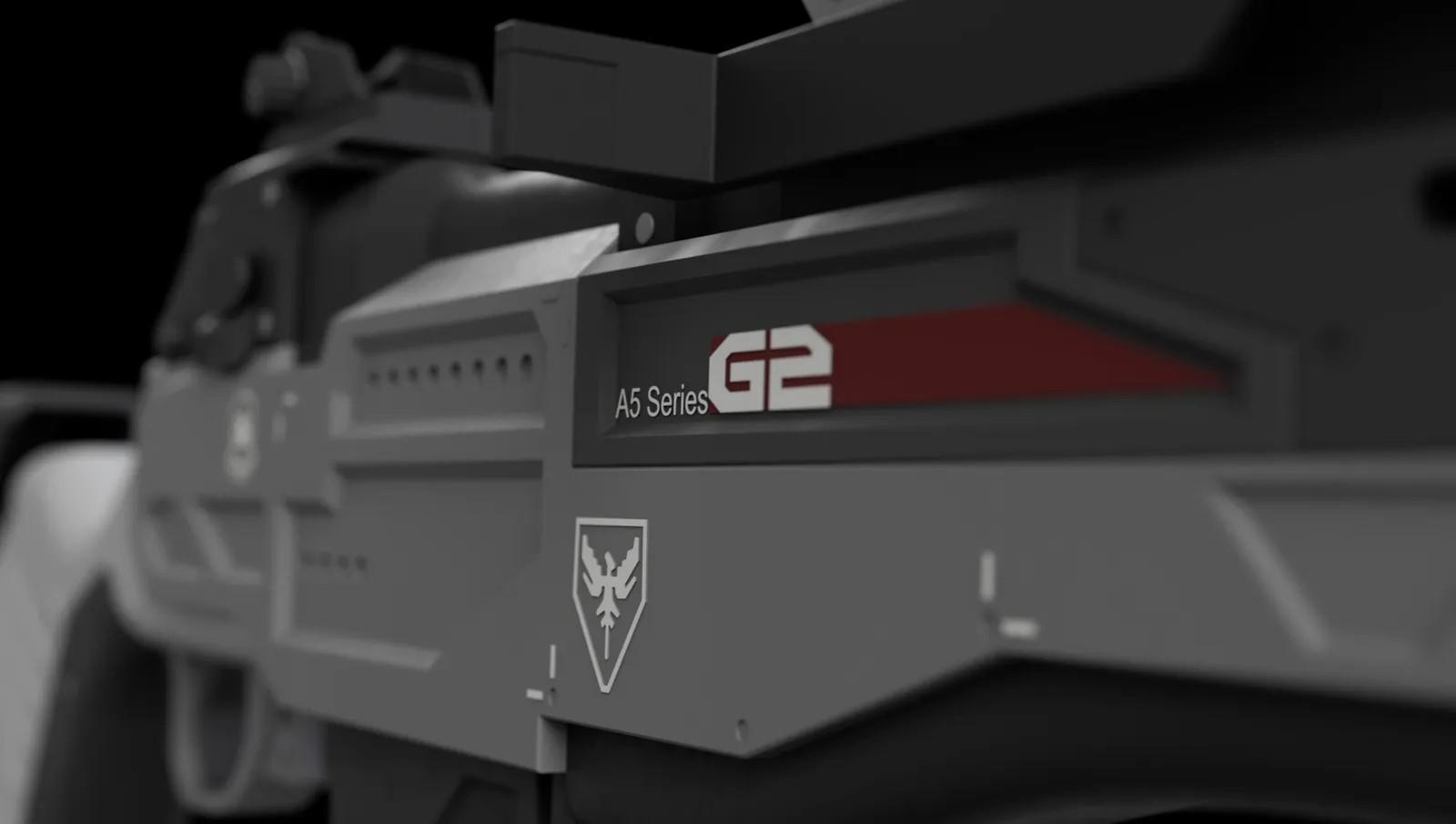 TITANFALL 2 G2A5 Rifle 3d model