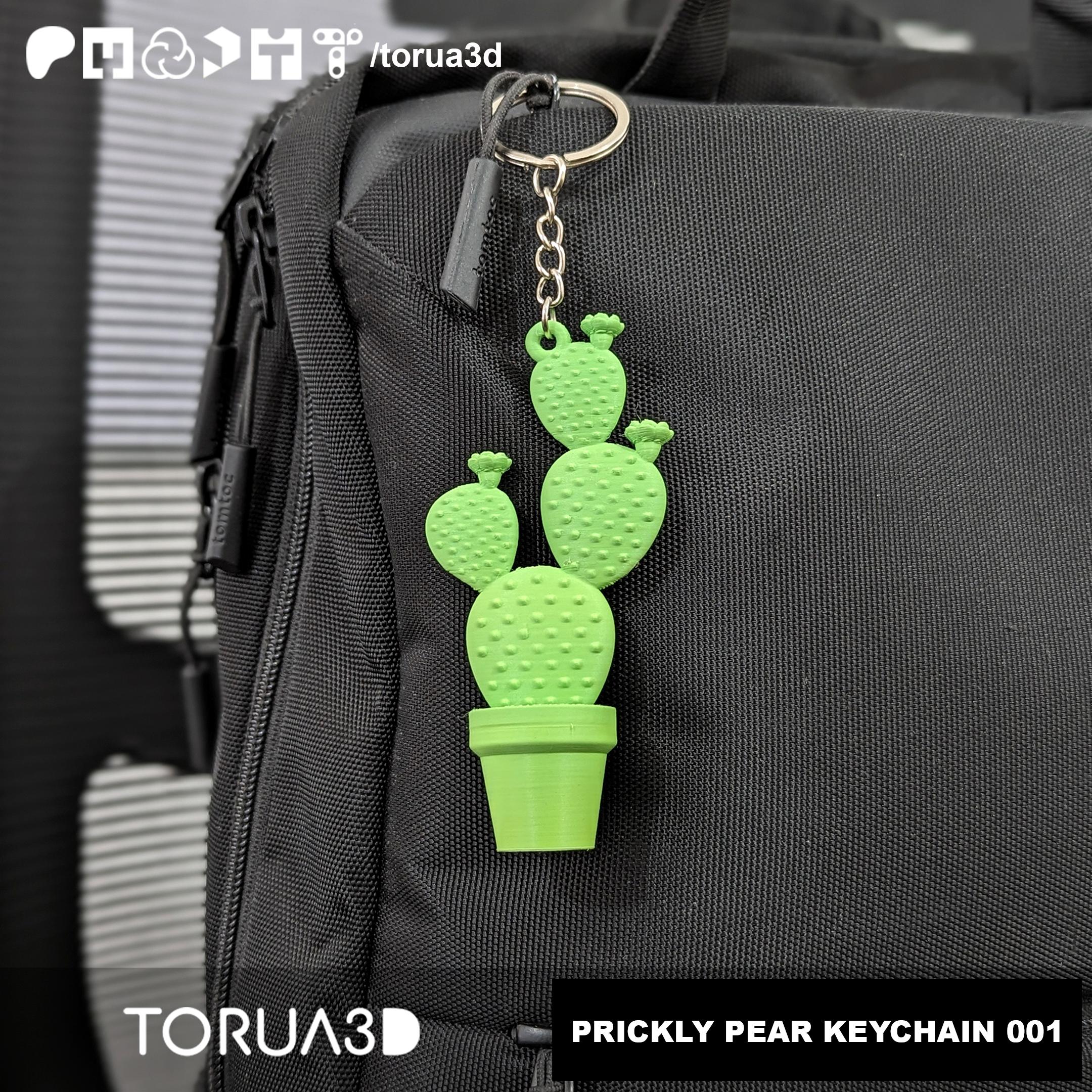 PRICKLY PEAR KEYCHAIN 001  3d model
