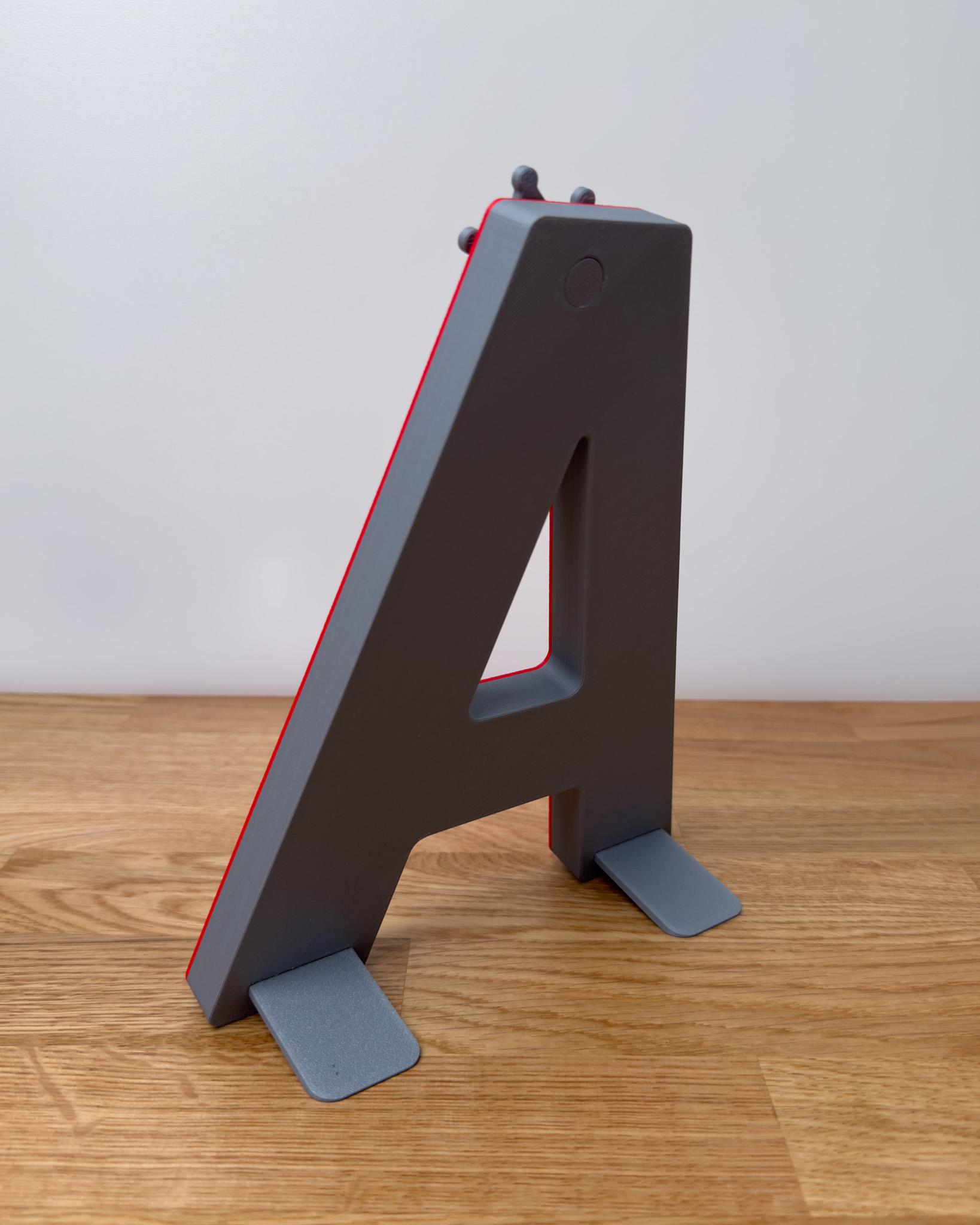 3D Letter D - by TeeTi3D 3d model