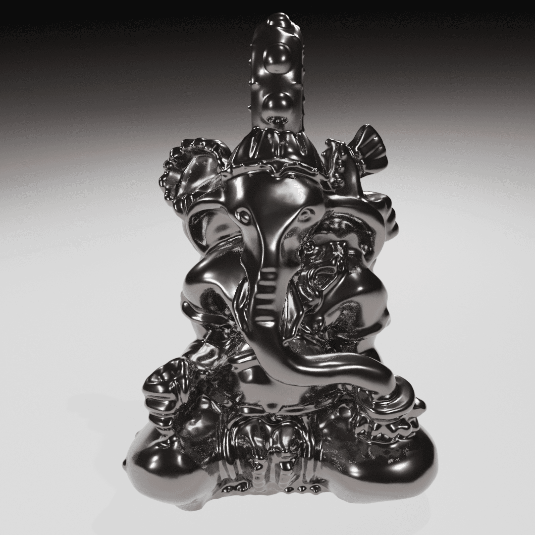 Ganesh Keychain 3d model