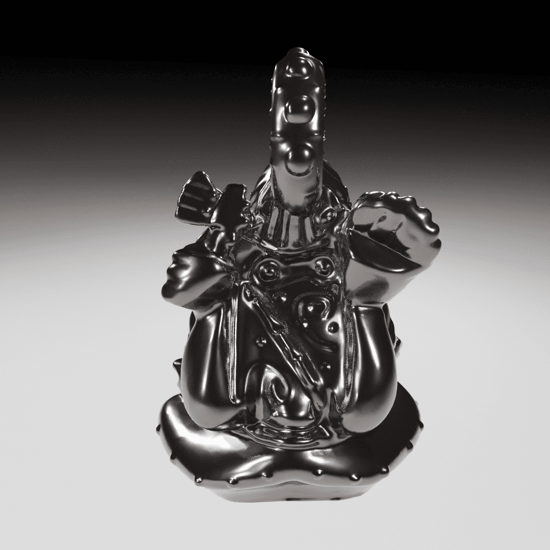 Ganesh Keychain 3d model