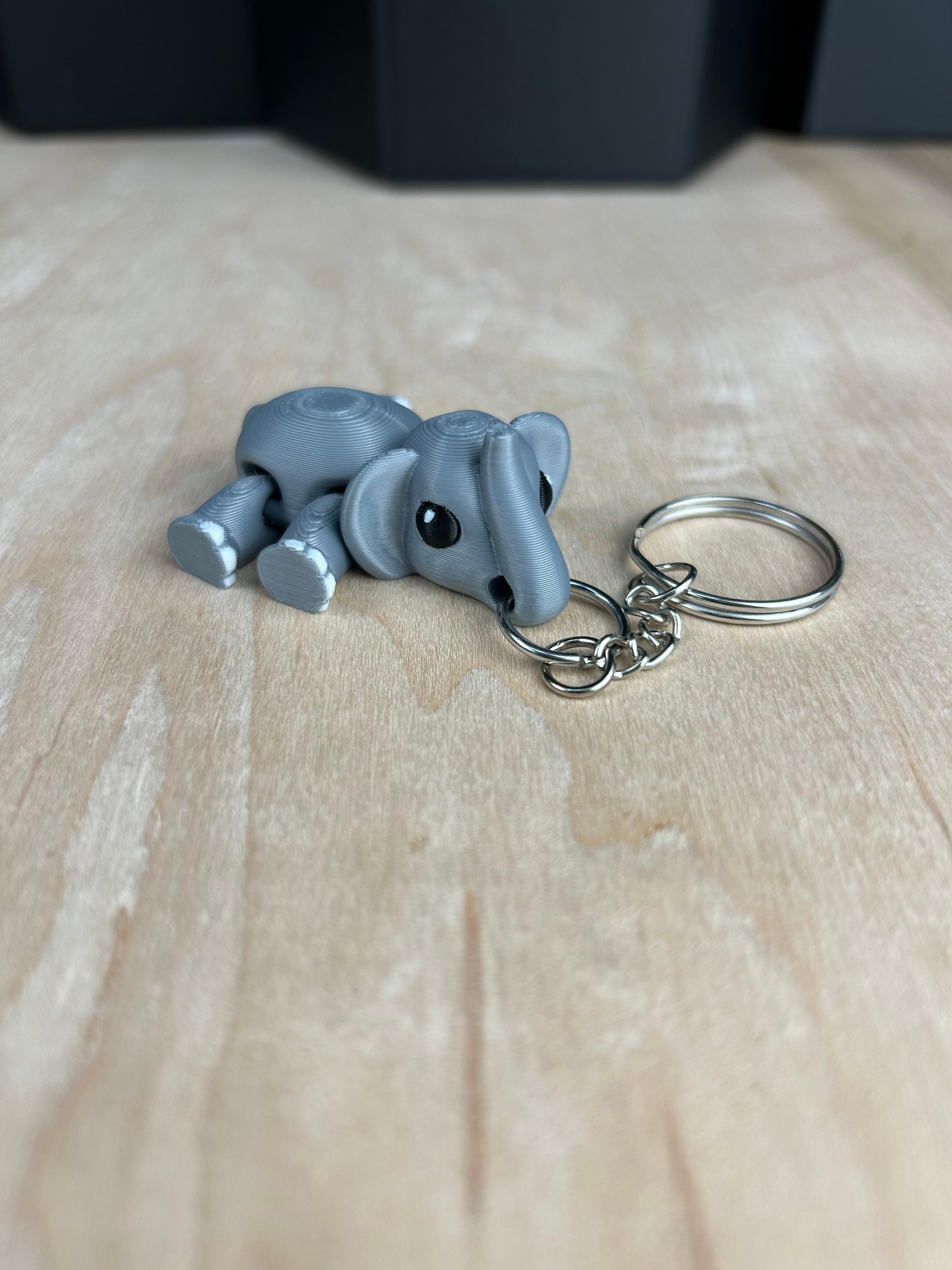 Elephant V1 Keychain 3d model