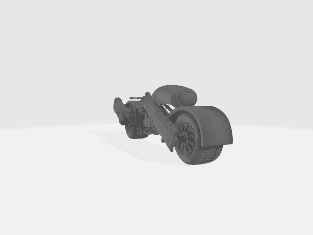 SciFi  Bike.obj 3d model