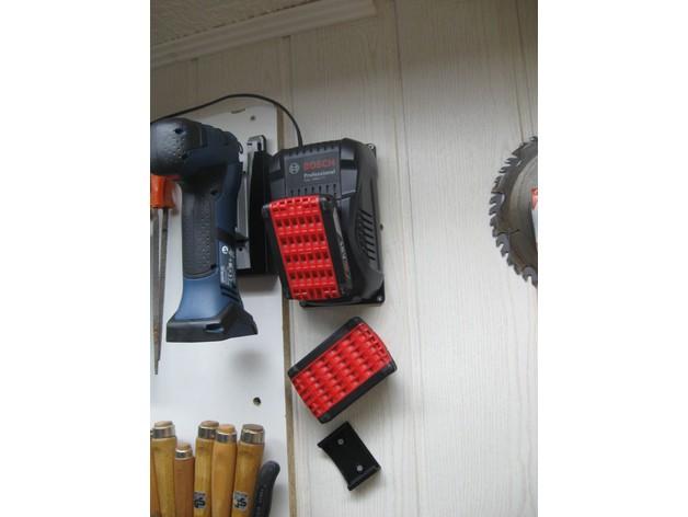 Bosch Professional Wall Battery Holder (18V) by GLOUPY, Download free STL  model