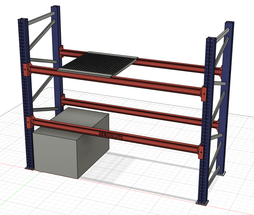 Tabletop Rack 3d model