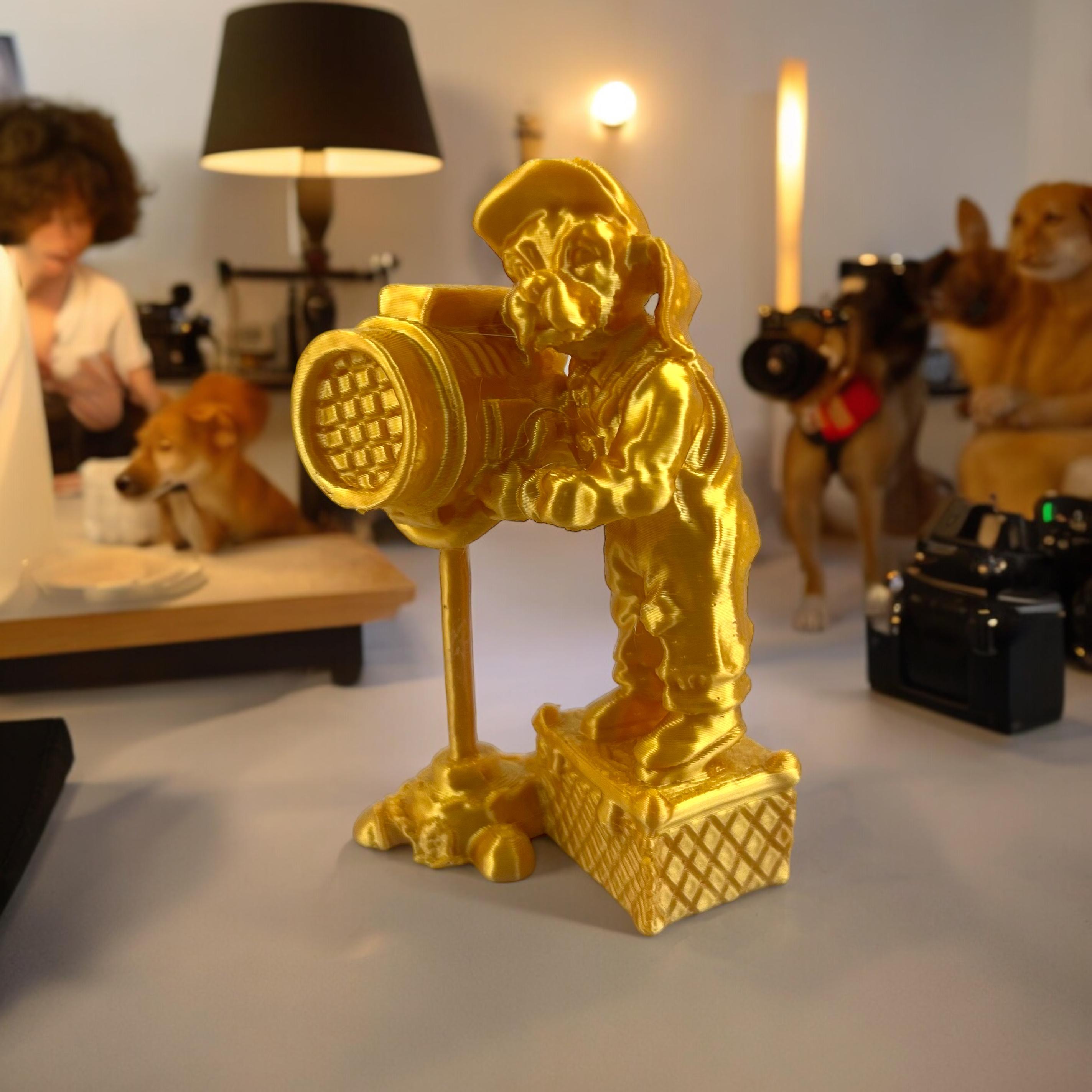 Movie producer dog light 3d model