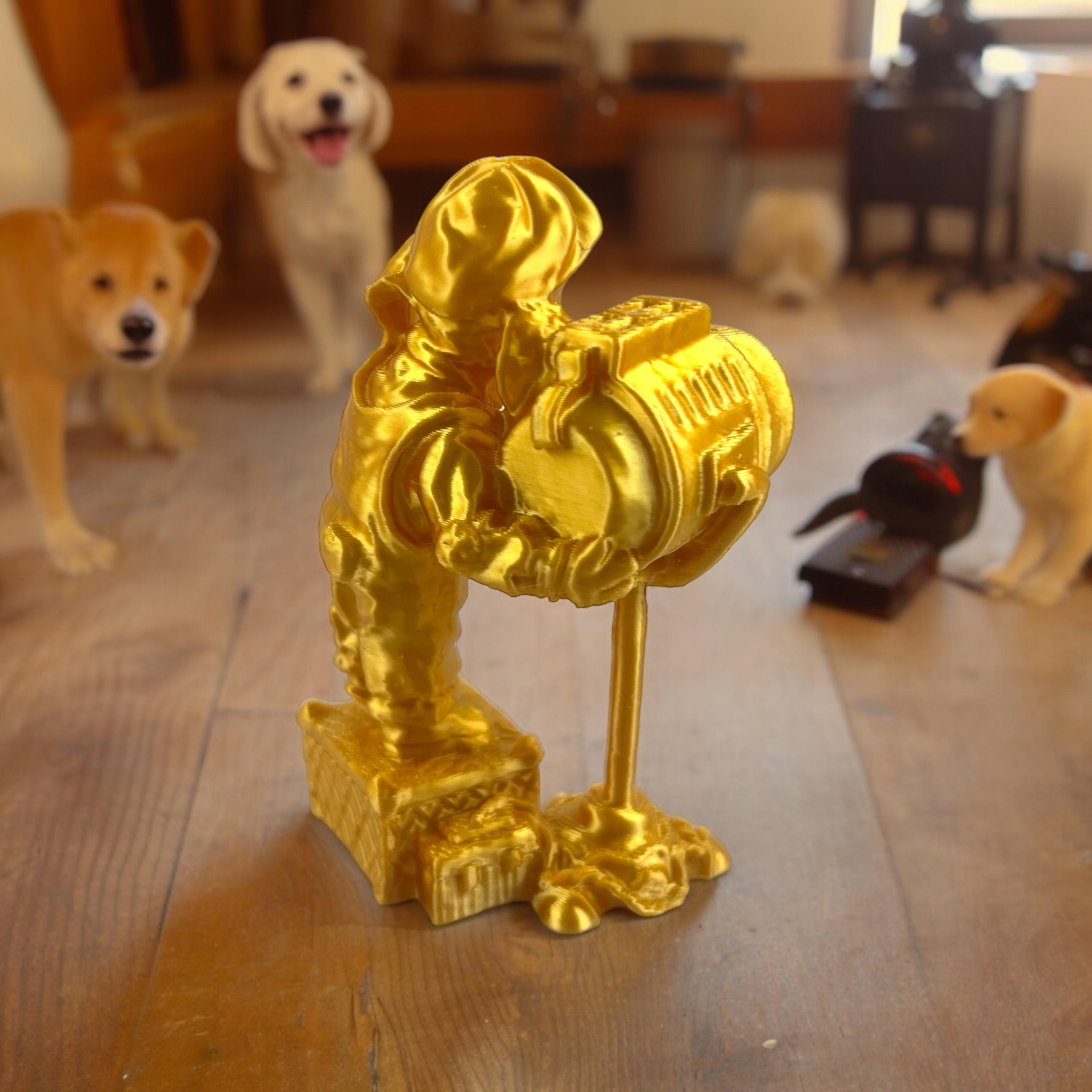 Movie producer dog light 3d model