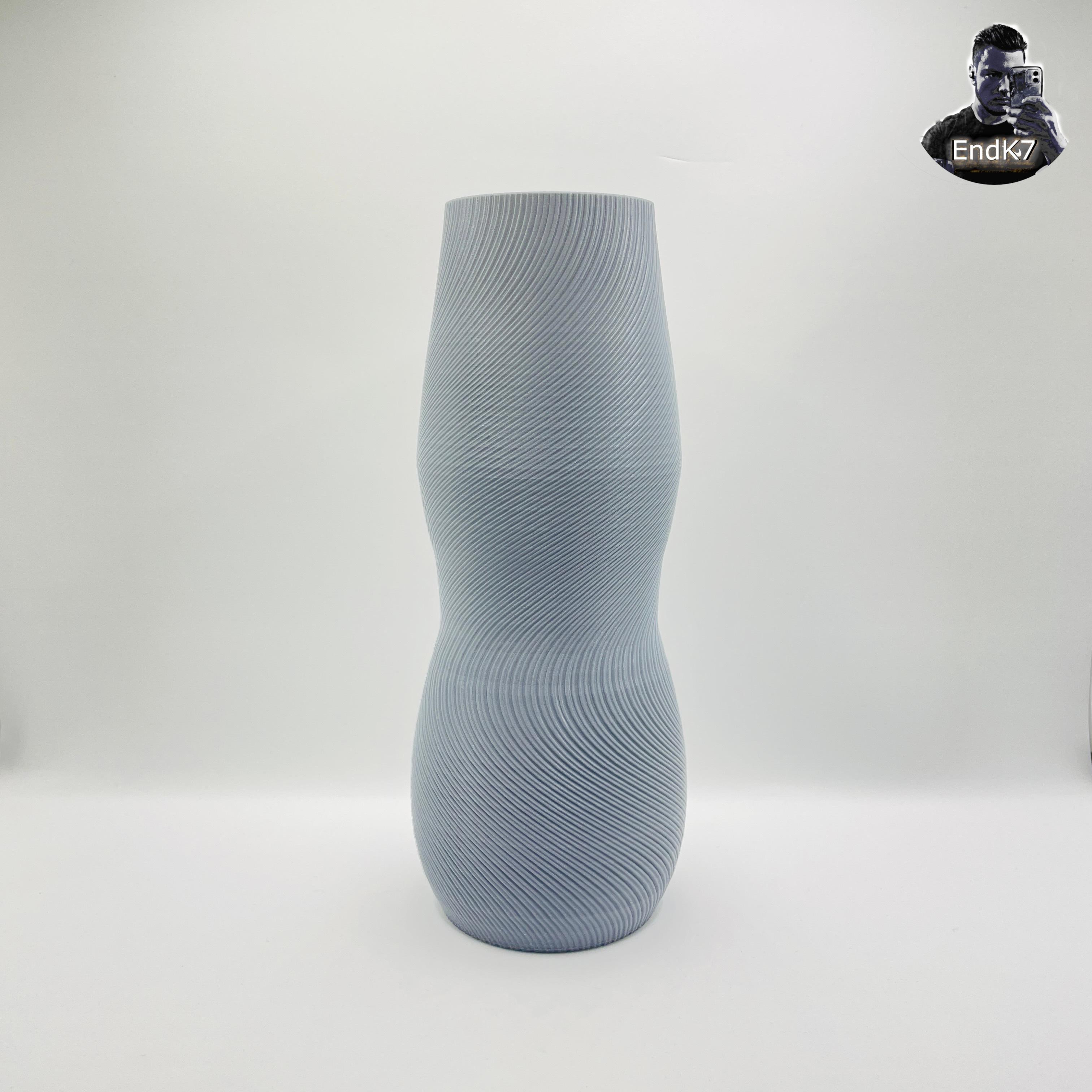 Spiral Vase Set Version two - 4 Designs 3d model