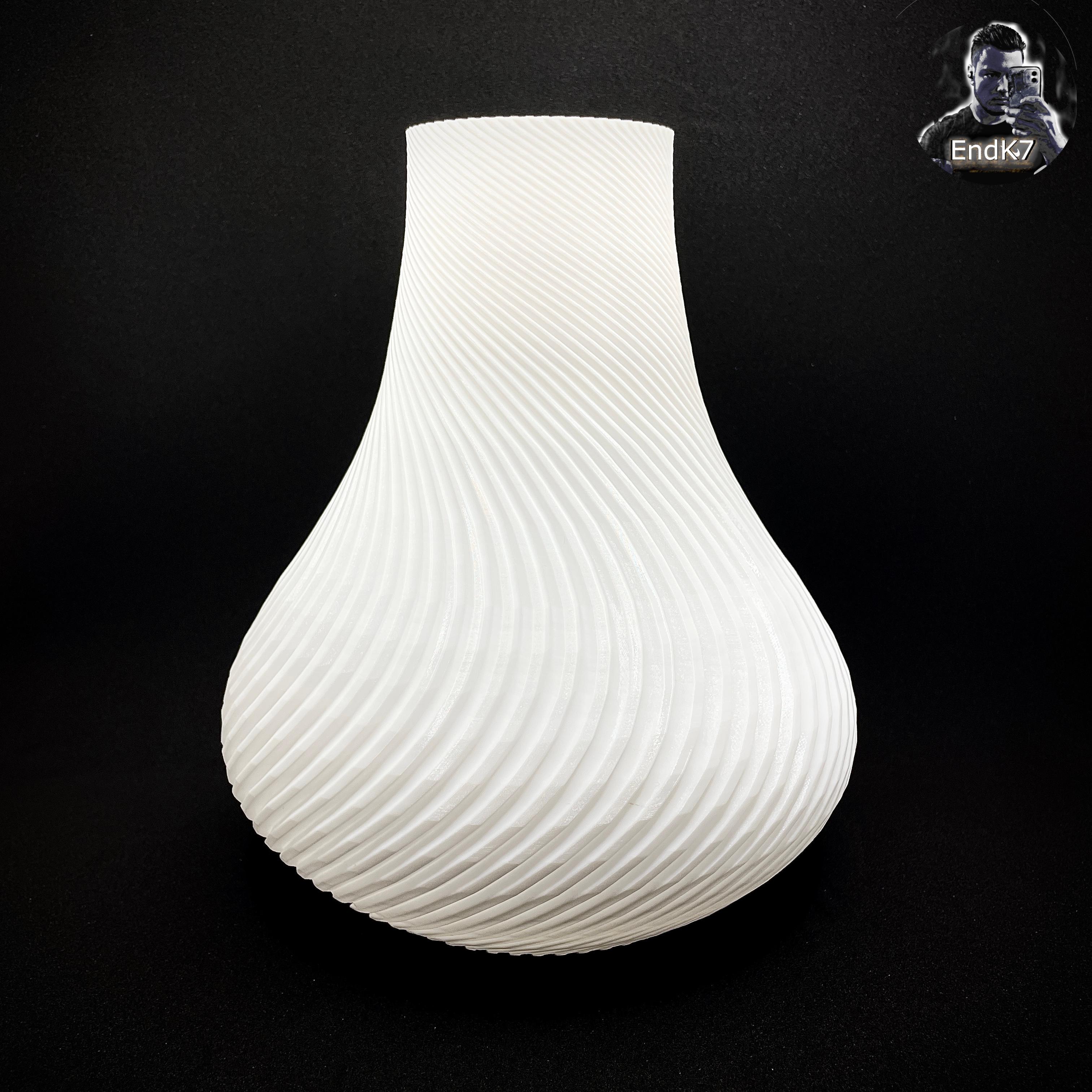 Spiral Vase Set Version two - 4 Designs 3d model