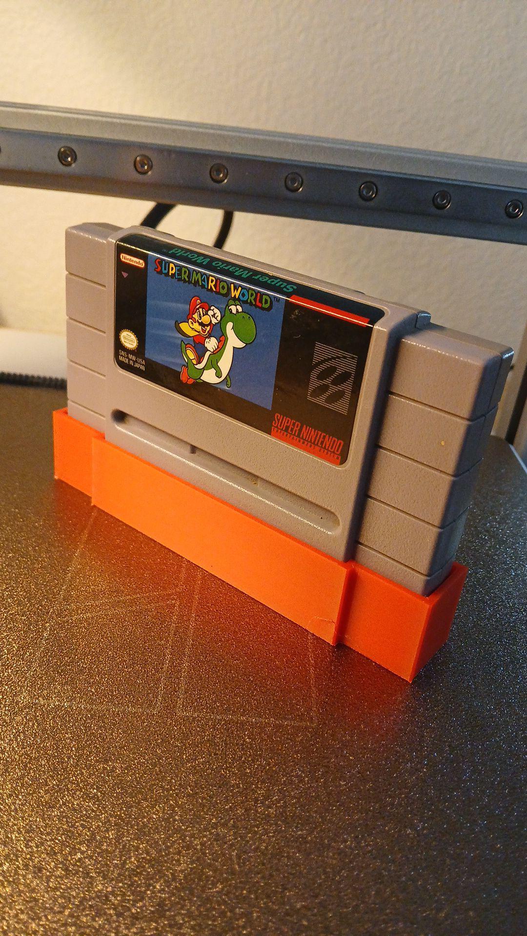 SNES Game Cartridge Dust Cover - retrp 3d model