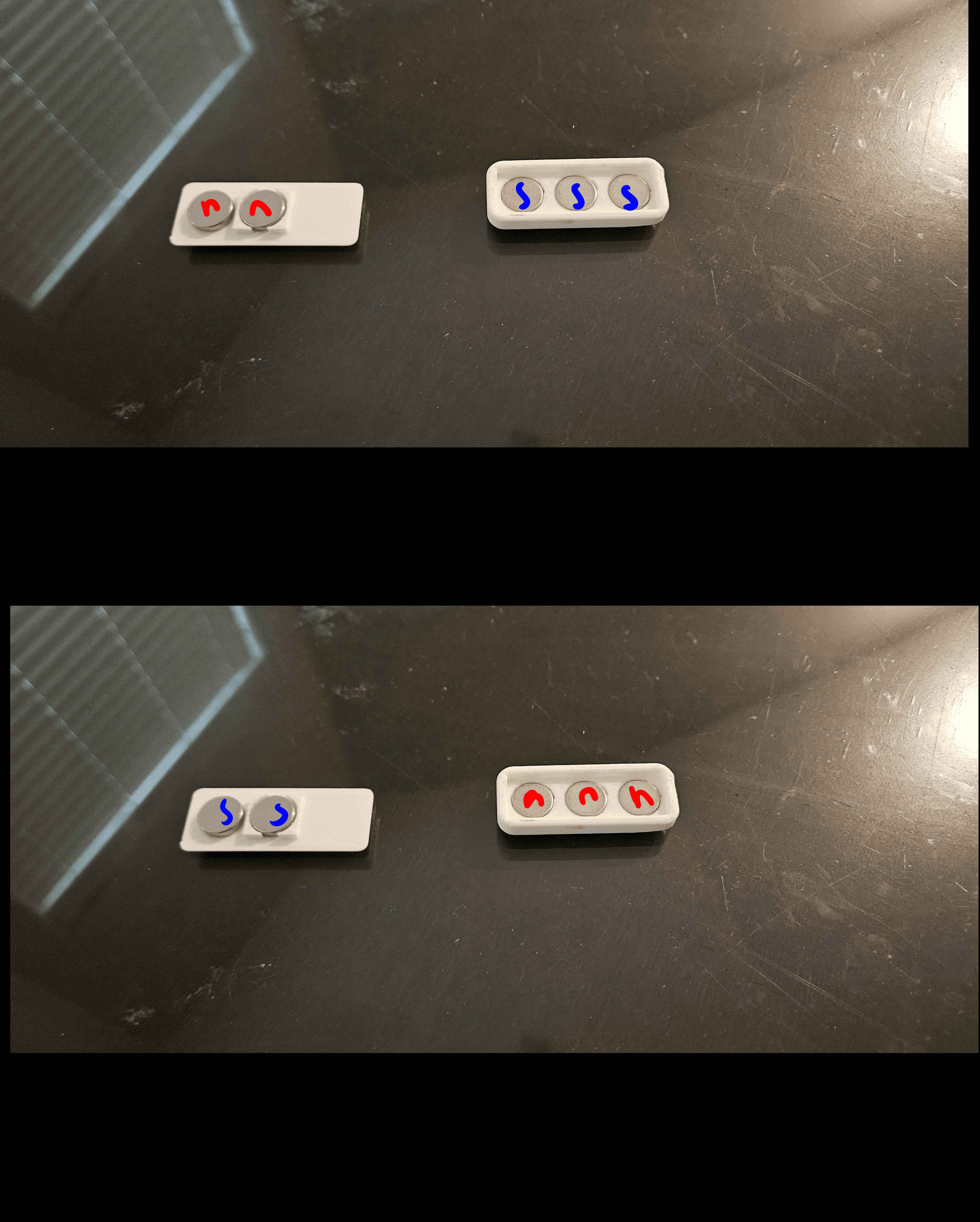 magnetic fidget slider (easy print) 3d model