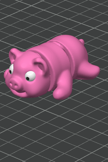Flexi Pig (No Supports) 3d model