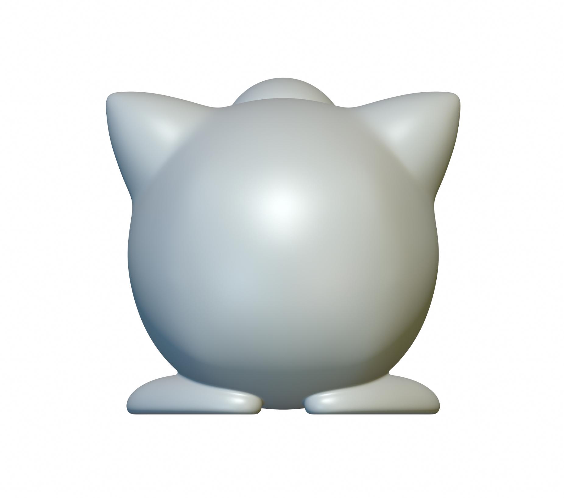 Pokemon Jigglypuff #39 - Optimized for 3D Printing 3d model