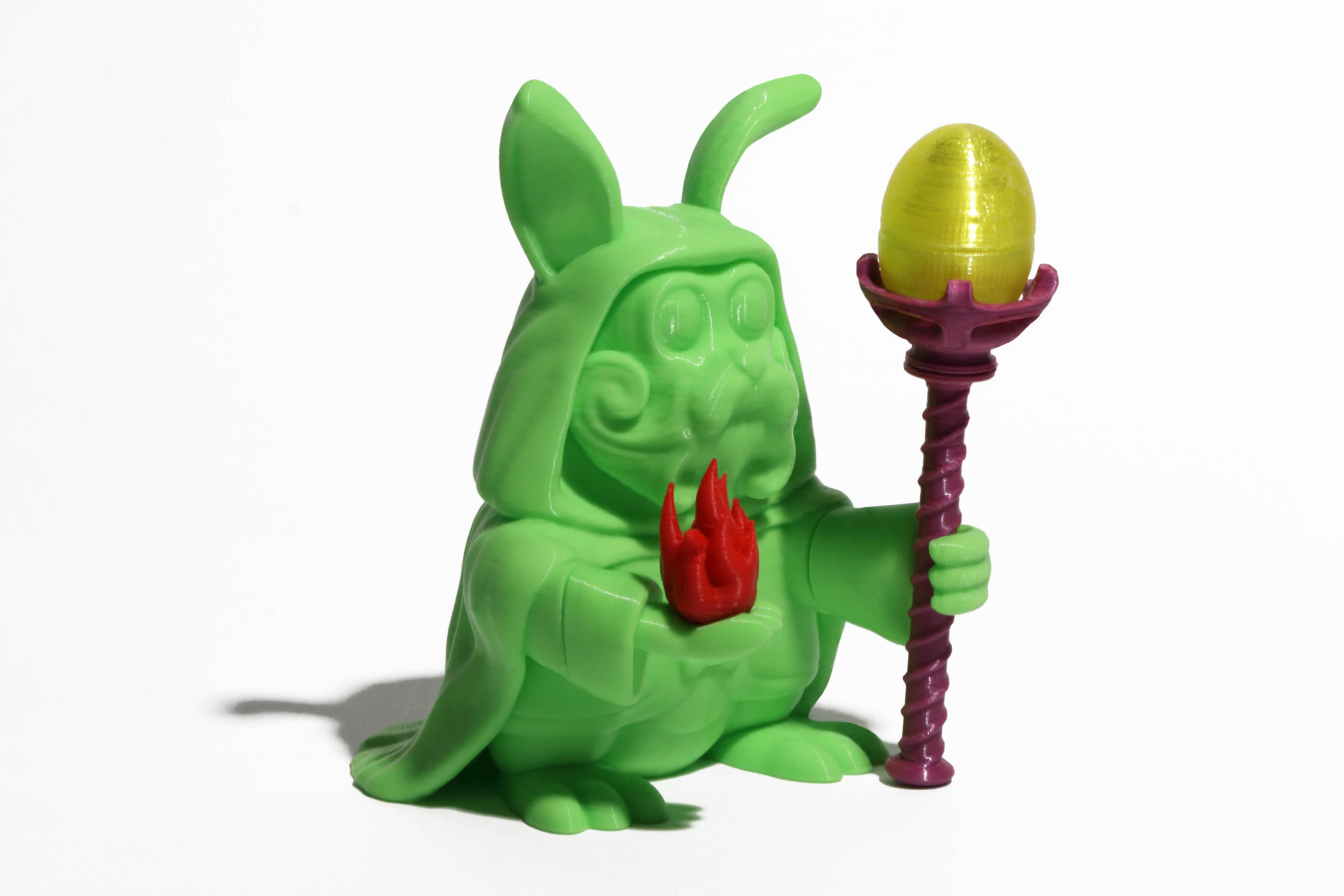 Easter Bunny Friends: The Bunny Wizard 3d model