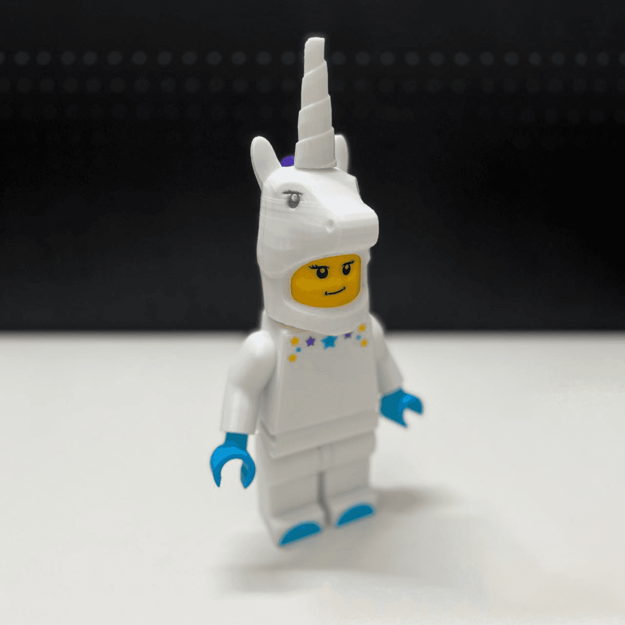 UNICORN GIRL Costume for Generic Figure (6:1 LEGO) 3d model