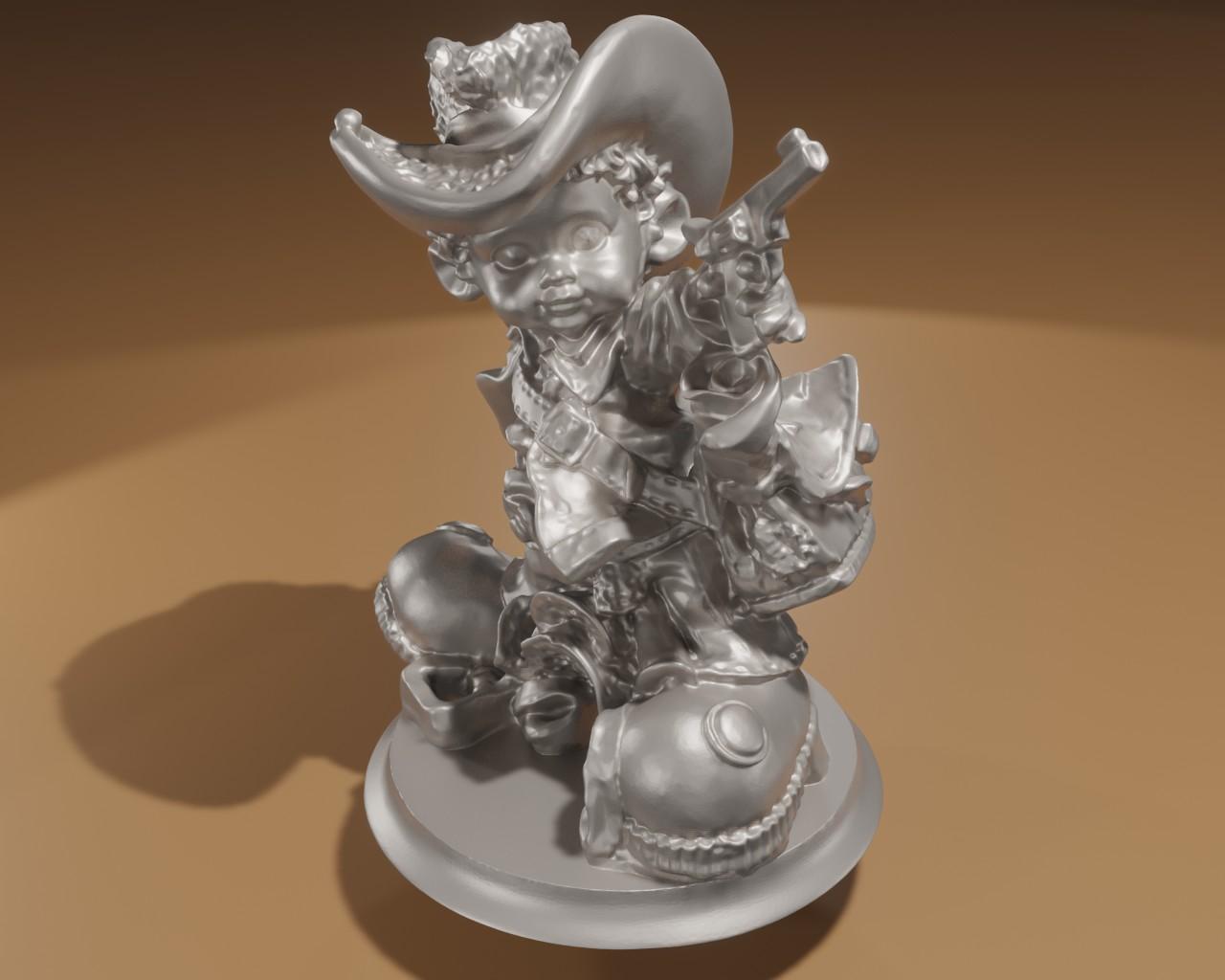 CowBoy 3d model