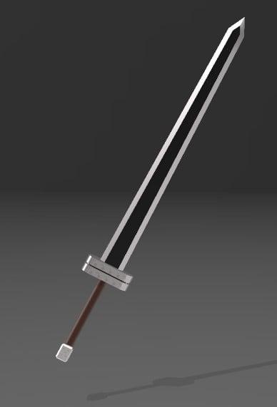 Gut's Raiders Sword Berserk 3d model