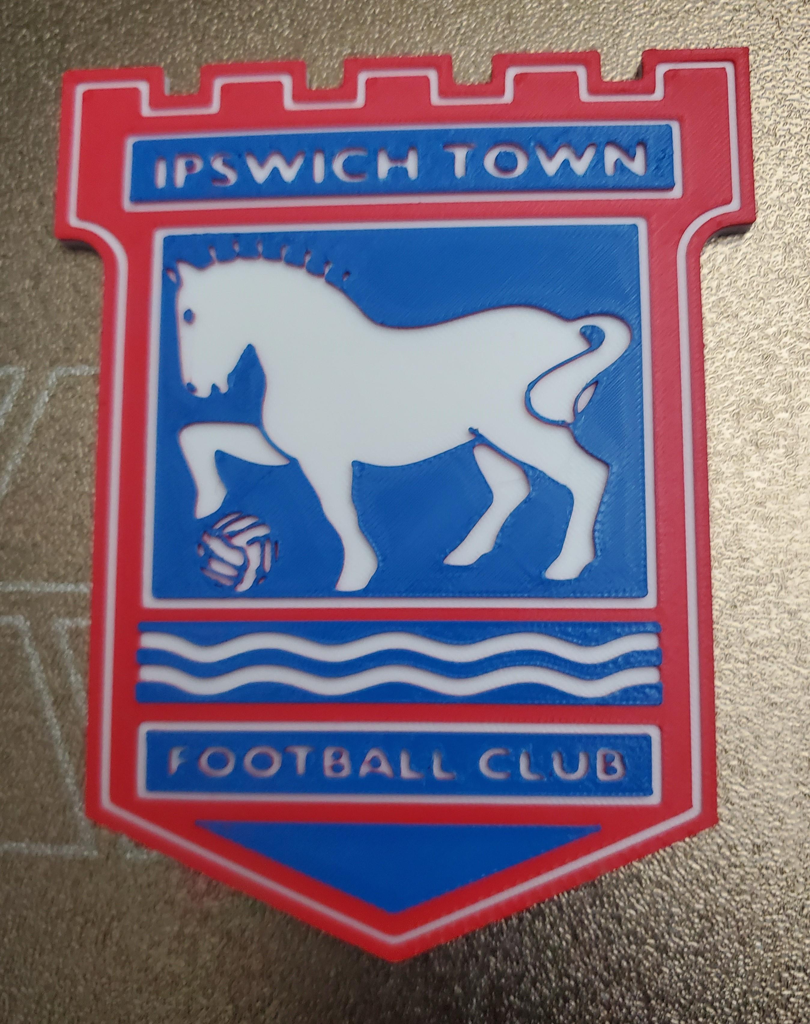 Ipswich Town FC Coaster or plaque 3d model