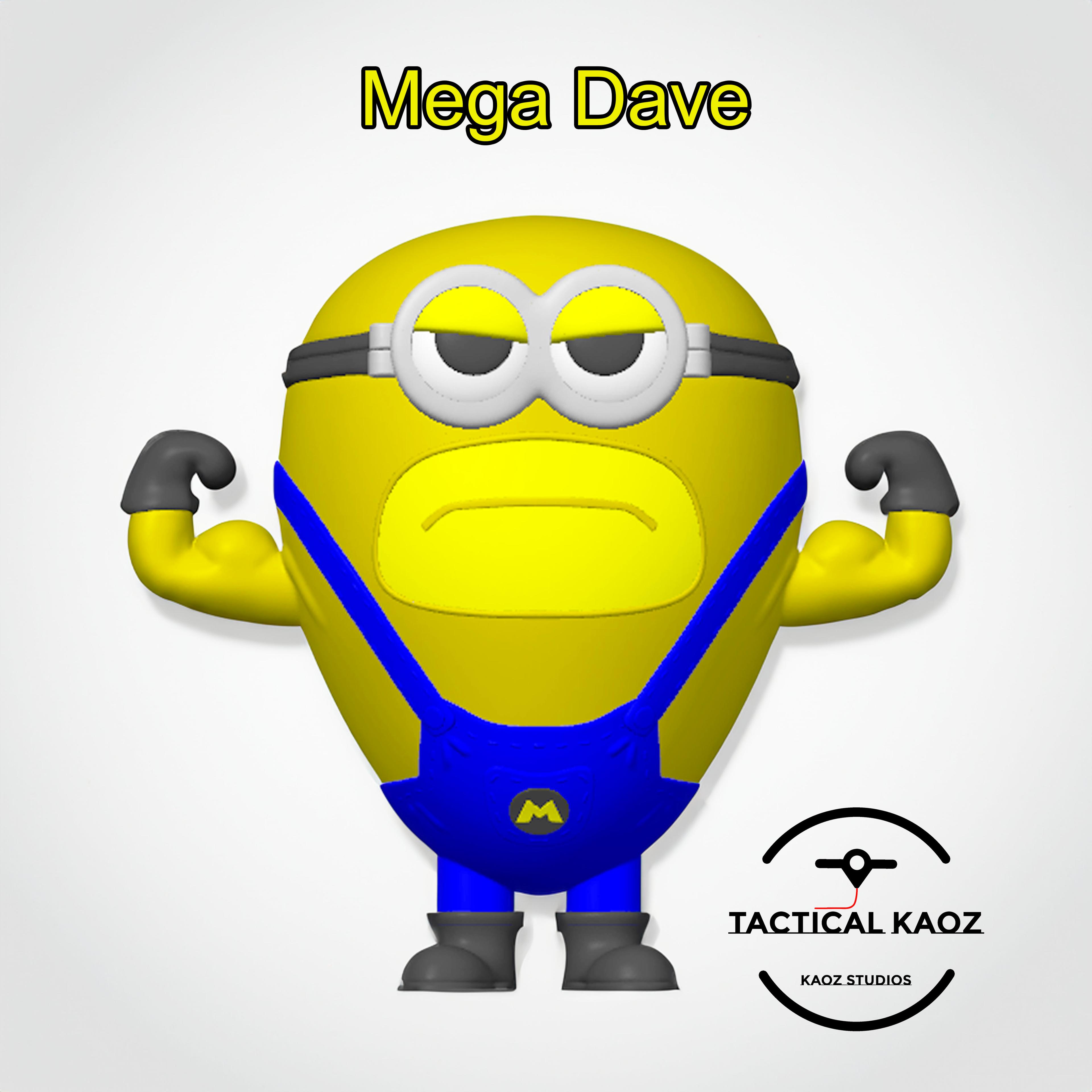 Mega Dave Despicable Me - Parted out  3d model