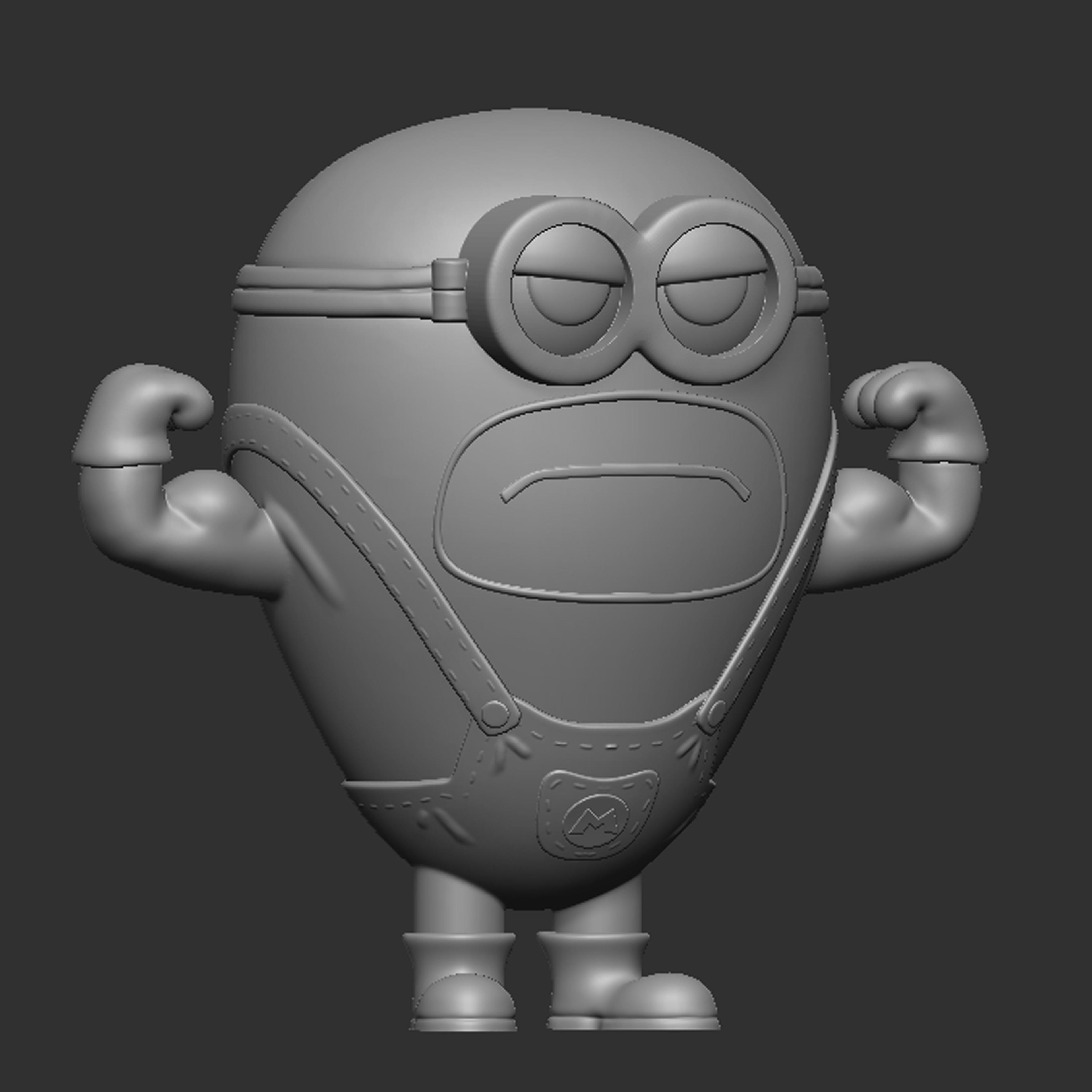 Mega Dave Despicable Me - Parted out  3d model