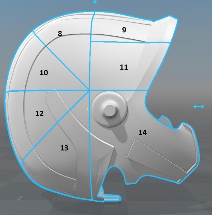 Thor Ragnarok Helmet (Wing Rotator) 3d model