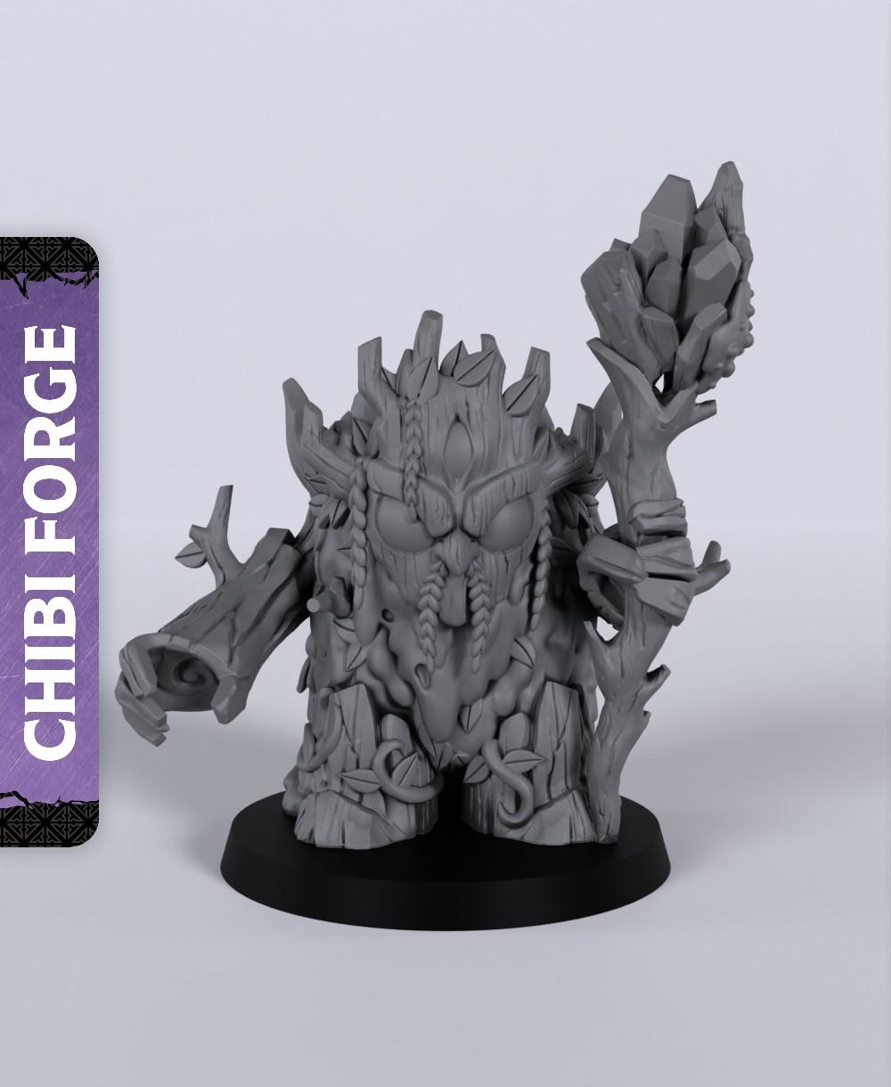 Elder Treant - With Free Dragon Warhammer - 5e DnD Inspired for RPG and Wargamers 3d model